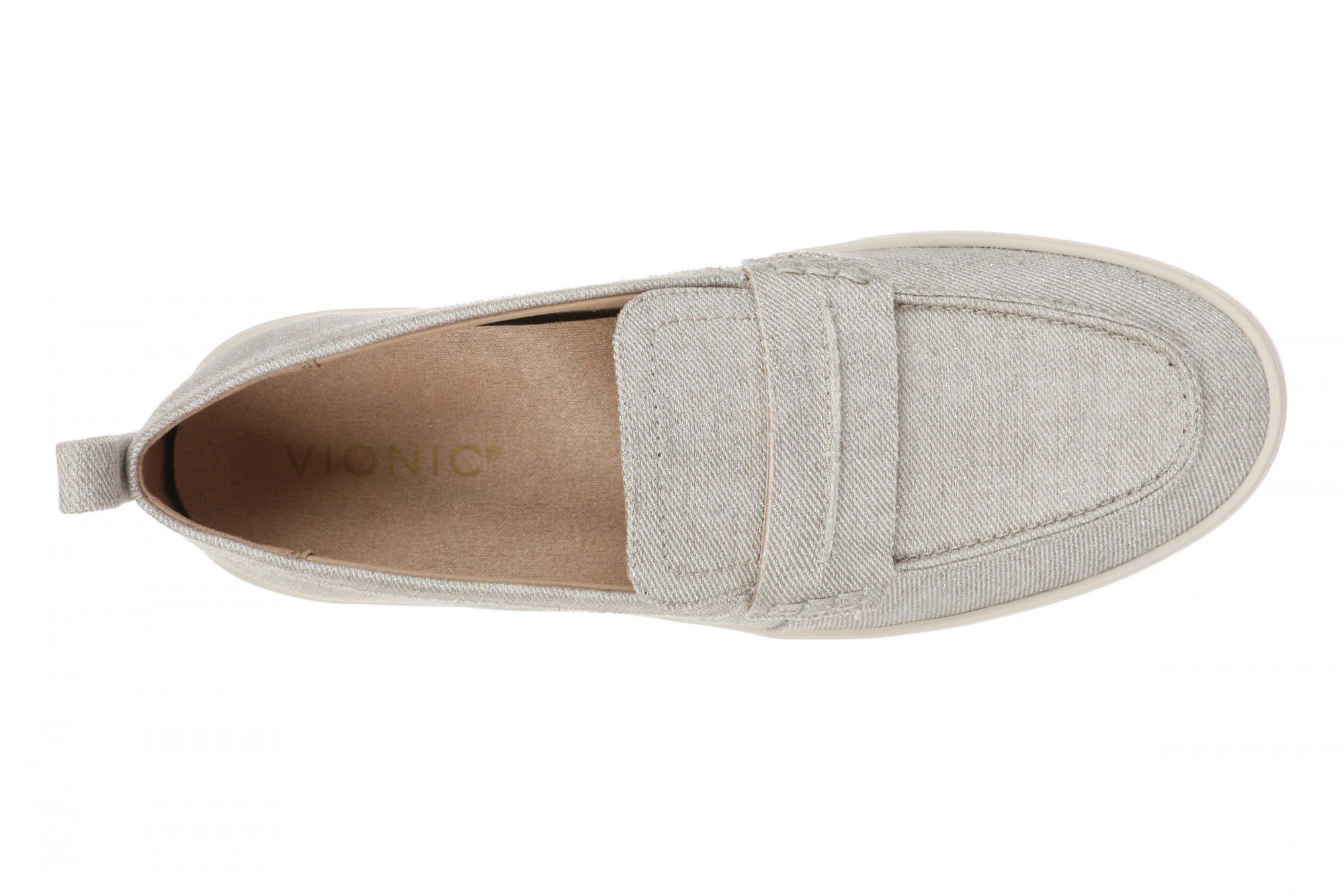 Vionic Ciara Women's Fashion Sneakers - Natural/gold - Top