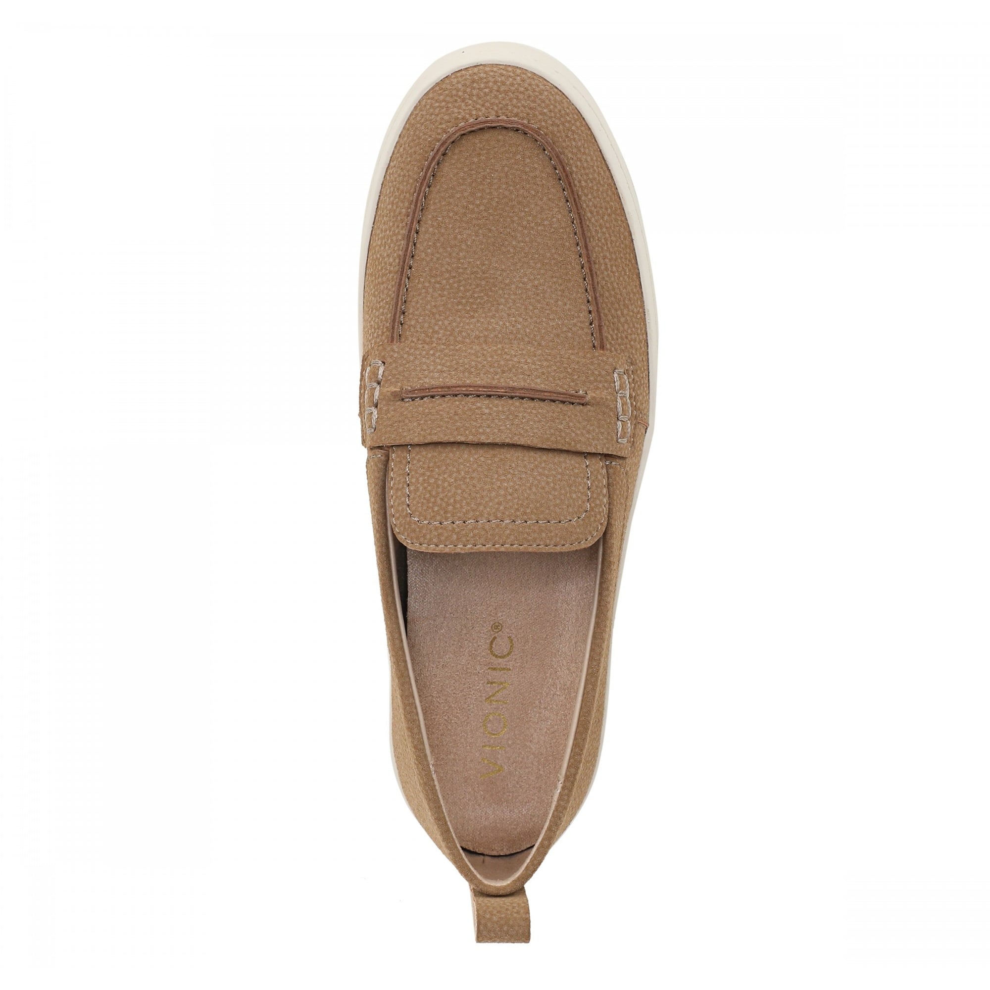 Vionic Ciara Women's Fashion Sneakers - Light Brown - Top