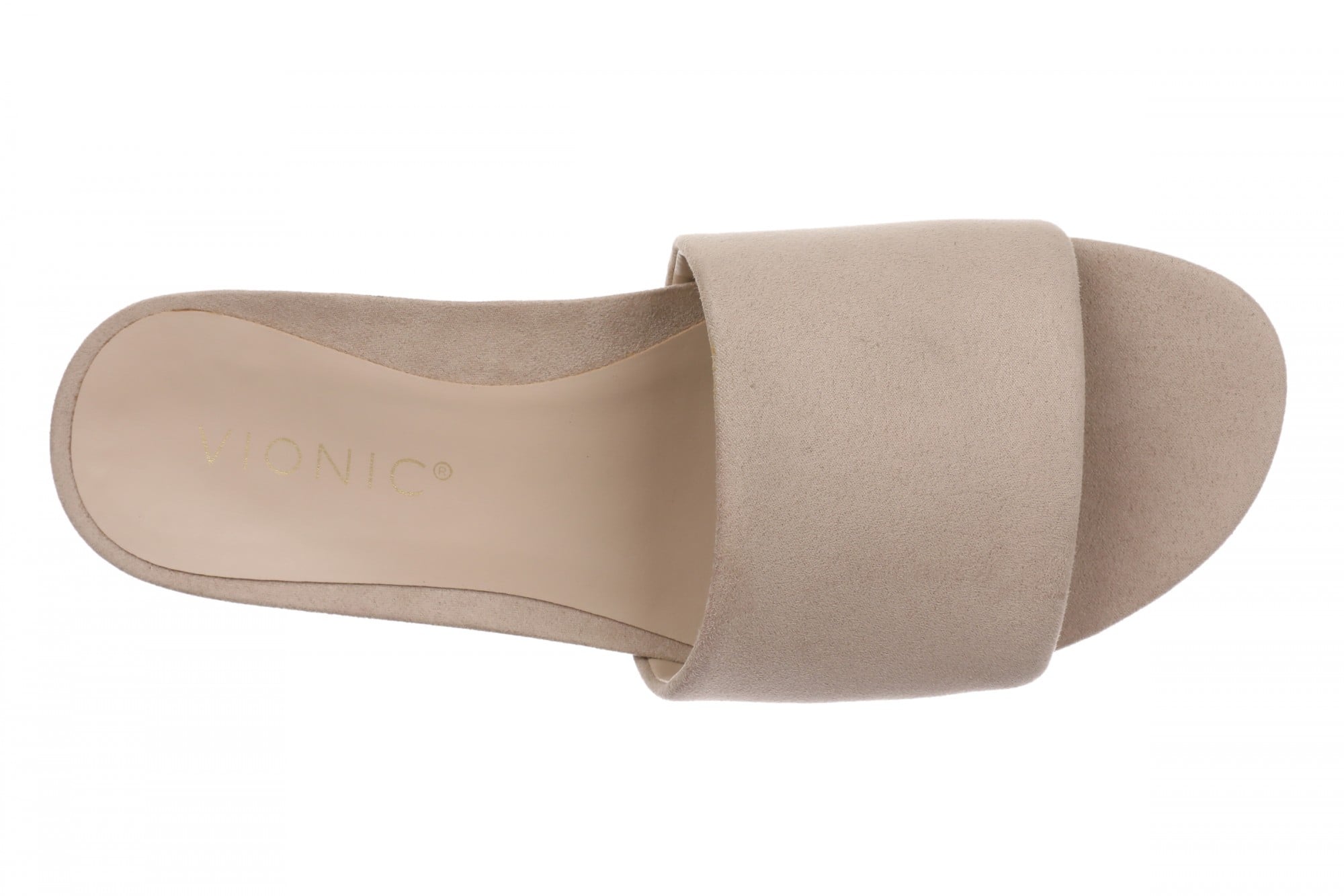 Vionic Gillian Arch Support Women's Slide Sandal - Lucid Beige - Top