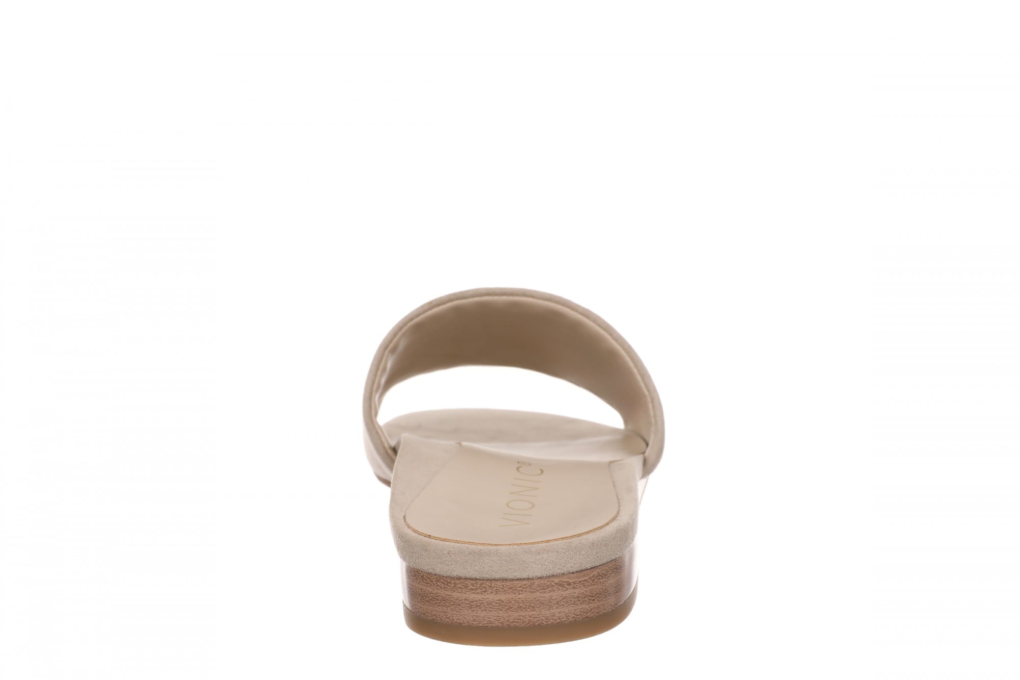 Vionic Gillian Arch Support Women's Slide Sandal - Lucid Beige - Back