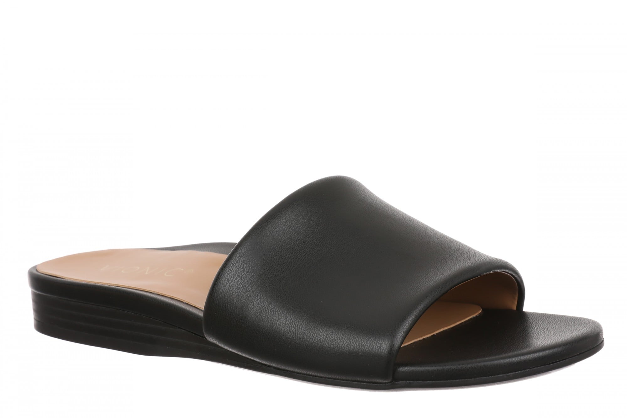 Vionic Gillian Arch Support Women's Slide Sandal - Black - Angle main