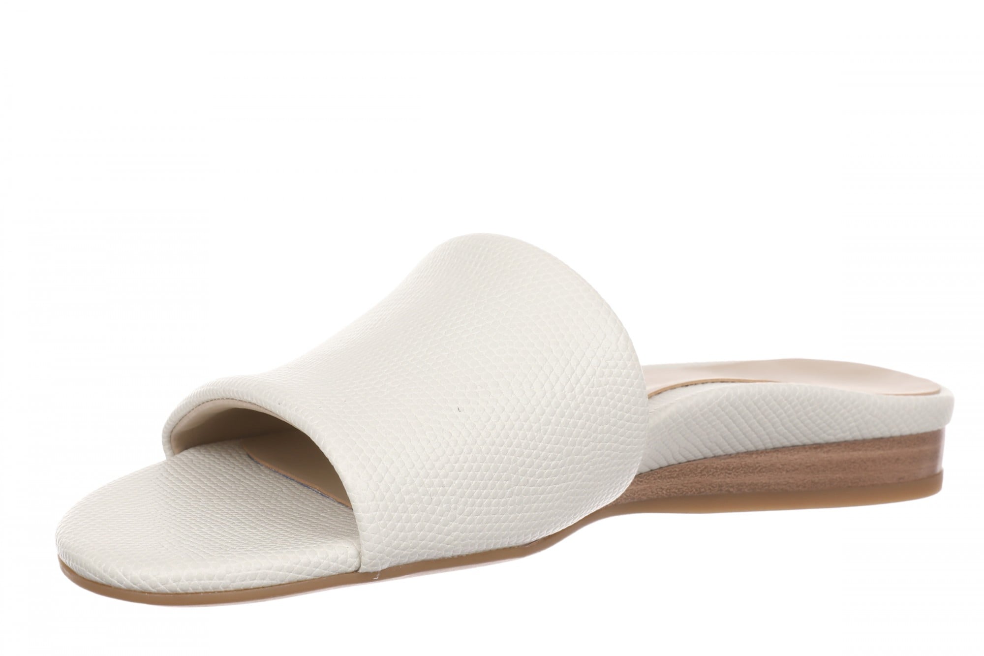 Vionic Gillian Arch Support Women's Slide Sandal - Cream - Left angle