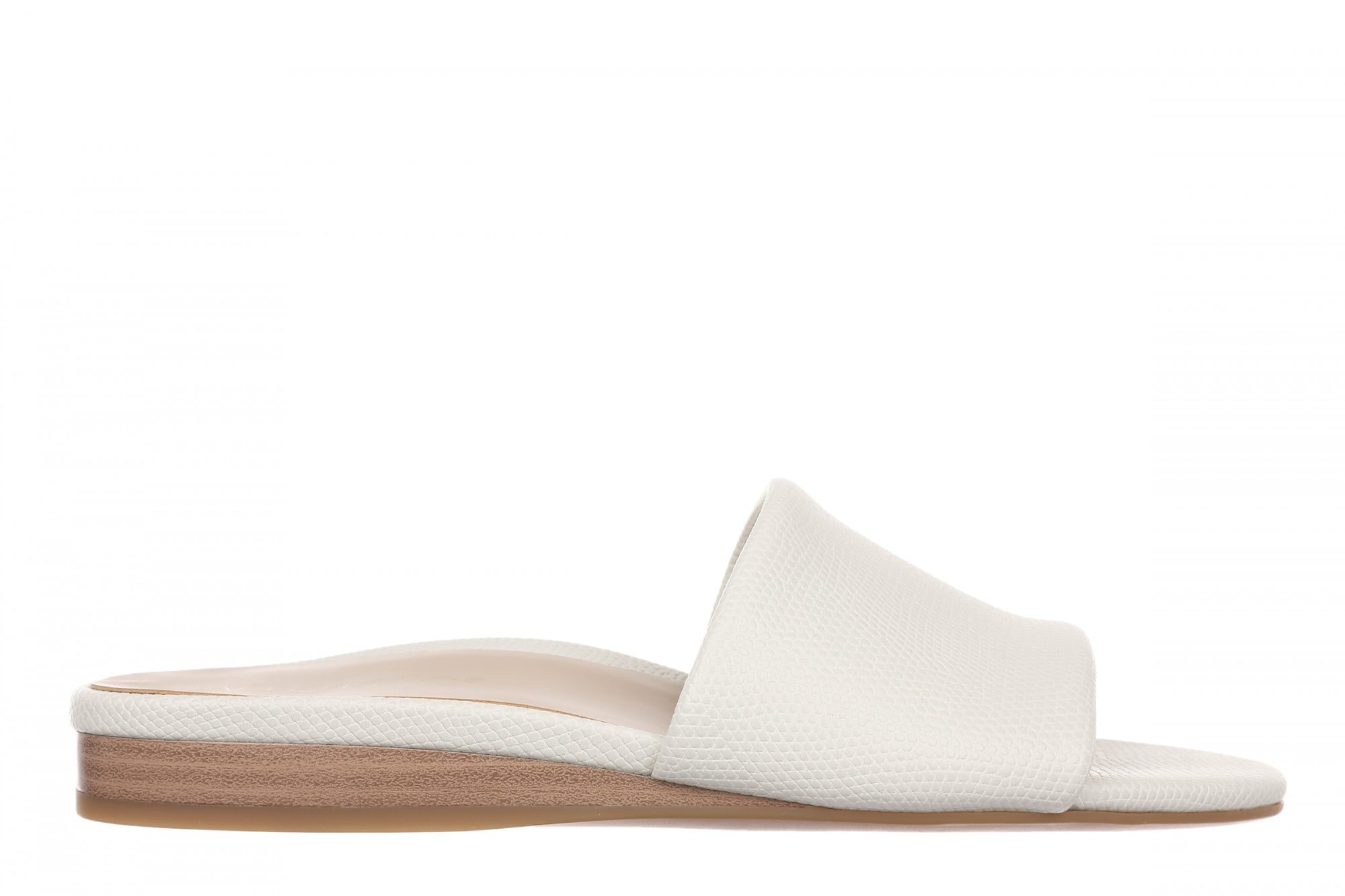 Vionic Gillian Arch Support Women's Slide Sandal - Cream - Side