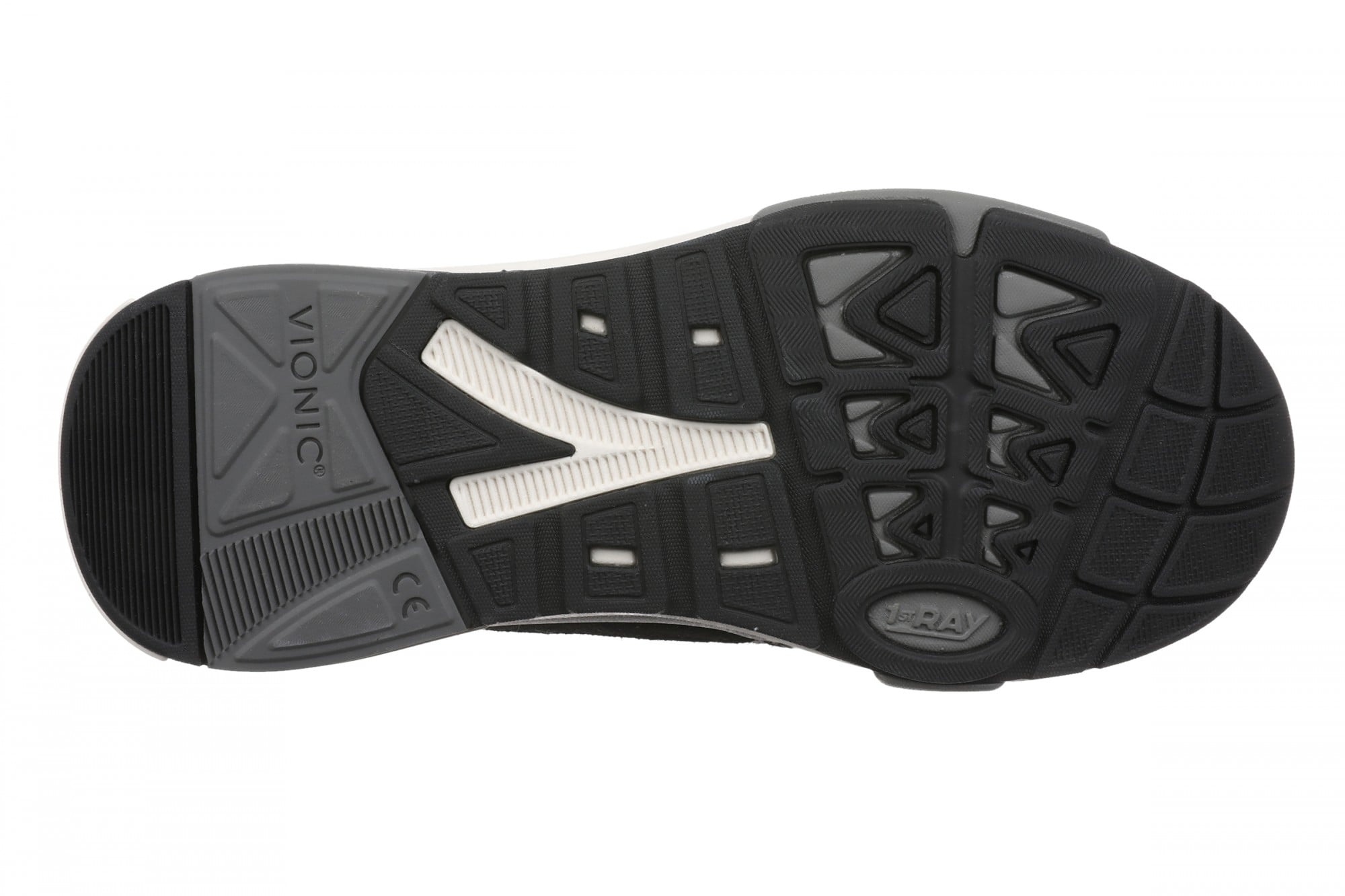 Vionic Walk Strider Weekender Women's Sneaker - Black/slate Grey - Bottom