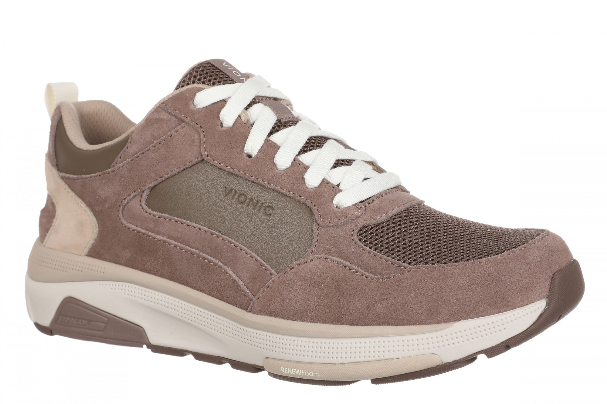 Vionic Walk Strider Weekender Women's Sneaker - Milk Chocolate - Angle main