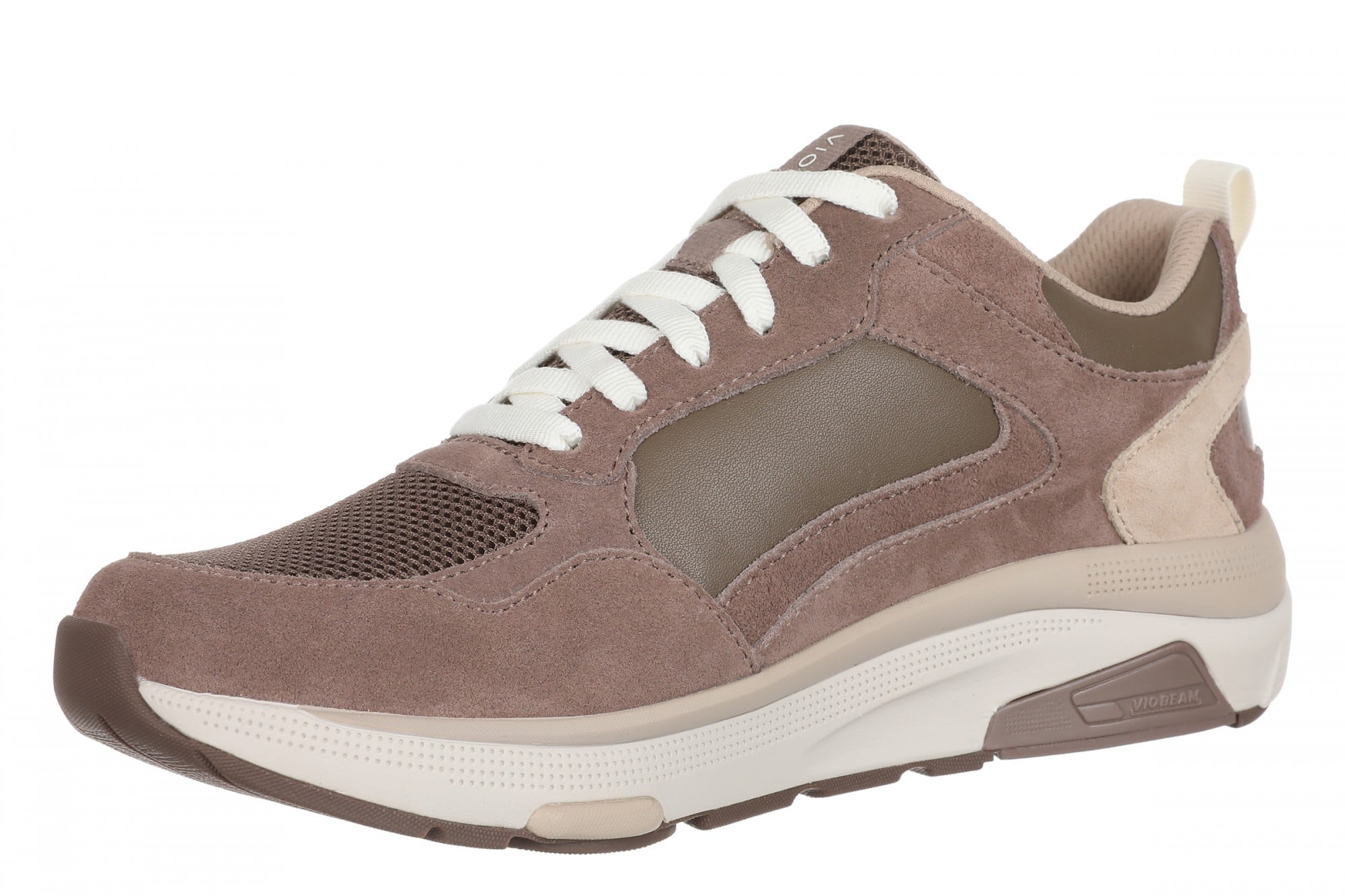 Vionic Walk Strider Weekender Women's Sneaker - Milk Chocolate - Left angle