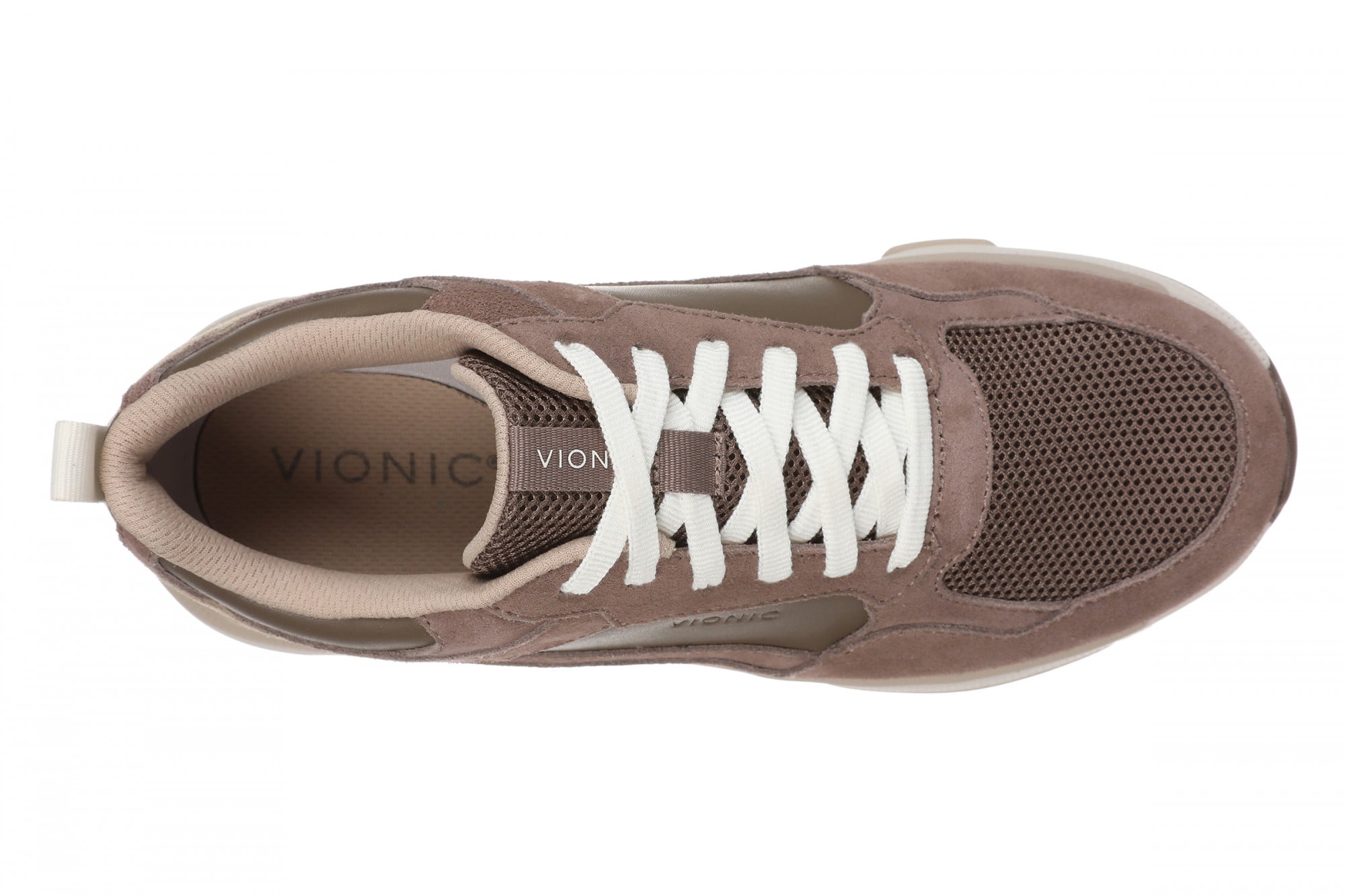 Vionic Walk Strider Weekender Women's Sneaker - Milk Chocolate - Top
