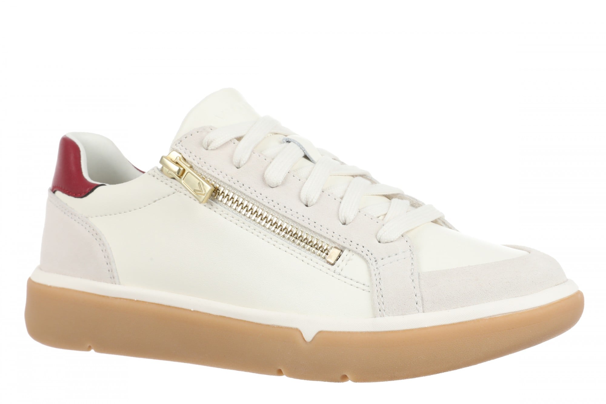 Vionic City Walk AXS Arch Support Comfort Sneakers - Women's Walking Shoe in Ivory