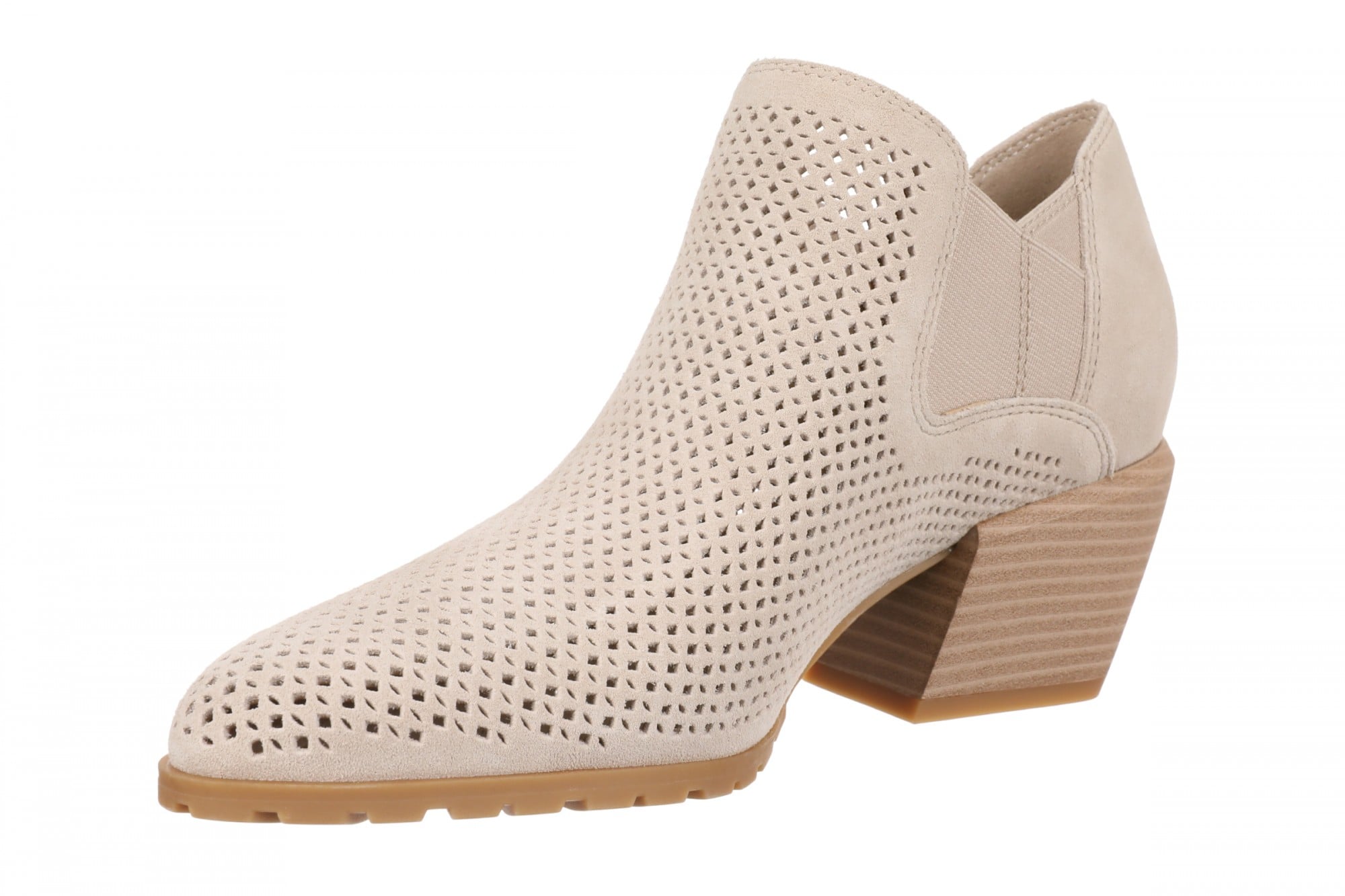 Vionic Bethany Perf - Lucid Beige - Left angle