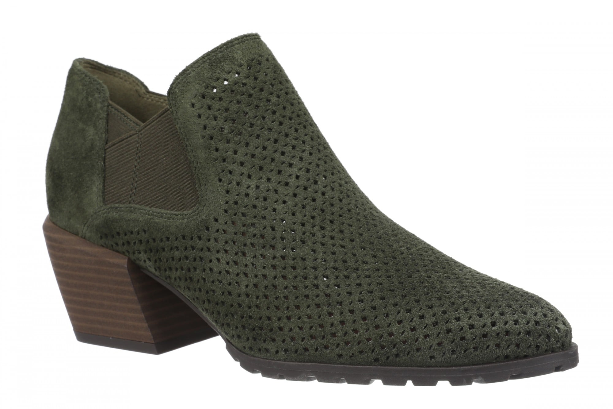 Vionic Bethany Perf - Olive Moss - Angle main