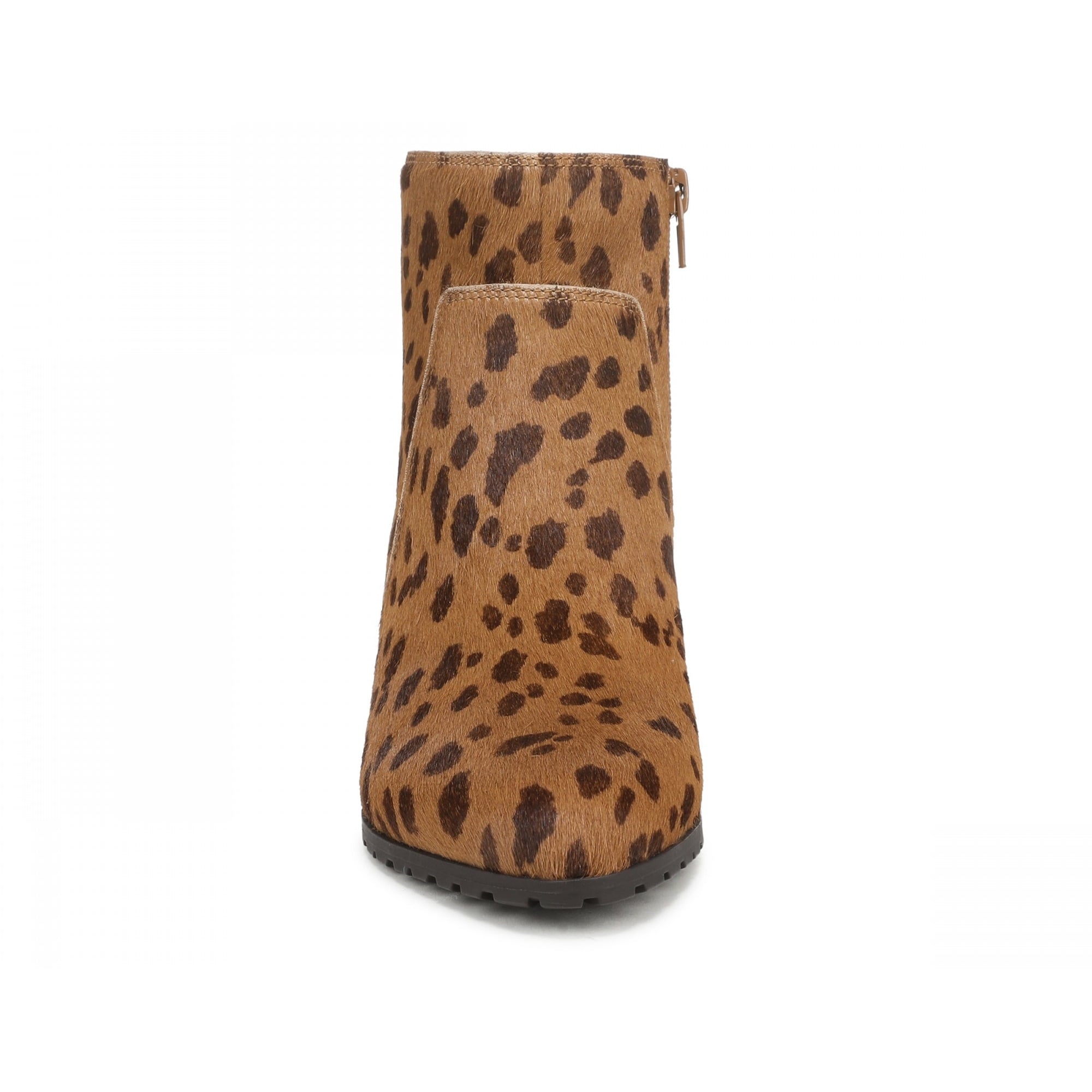 Vionic Bianca Women's Boots - Tan Leopard - Front of Shoe