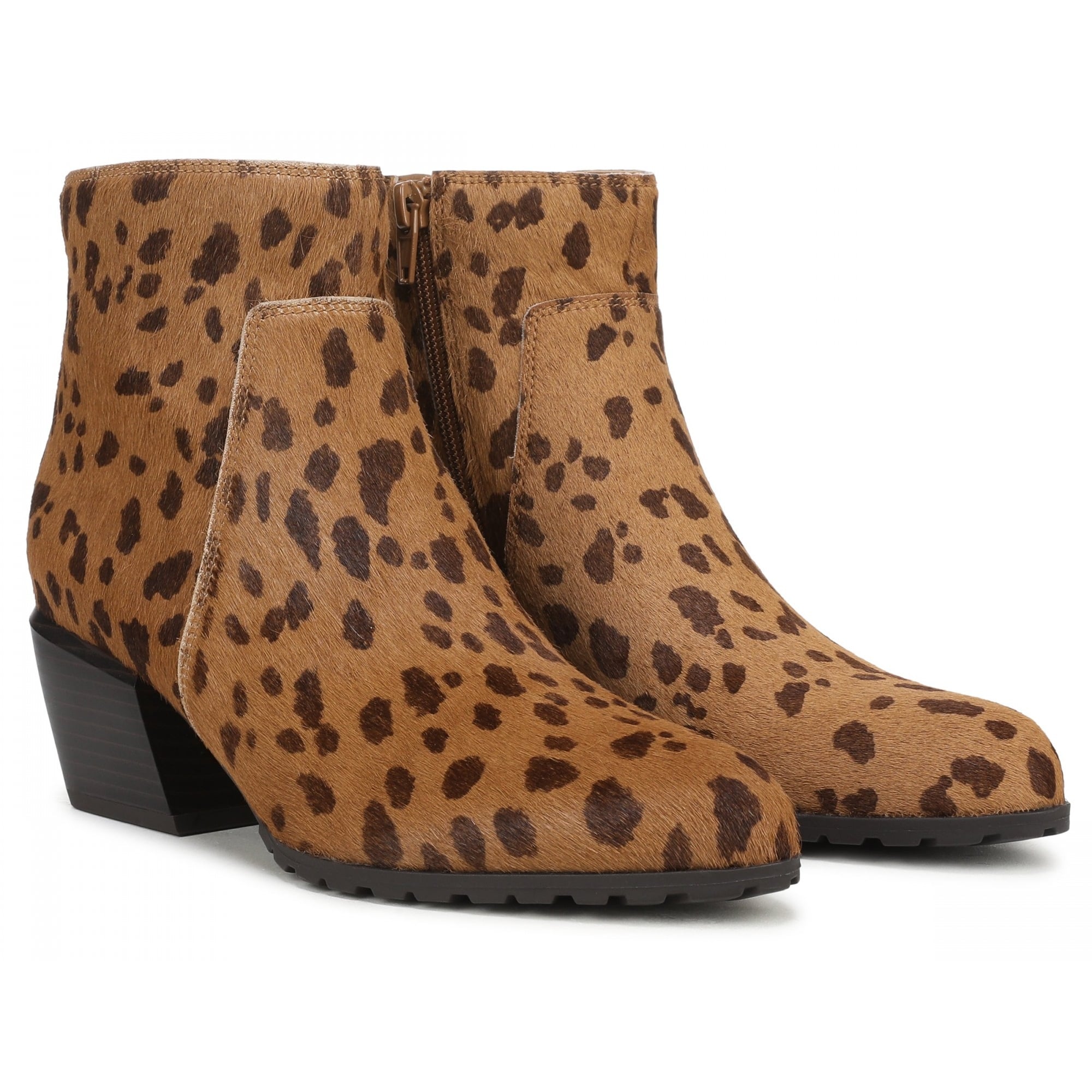 Vionic Bianca Women's Boots - Tan Leopard - Pair