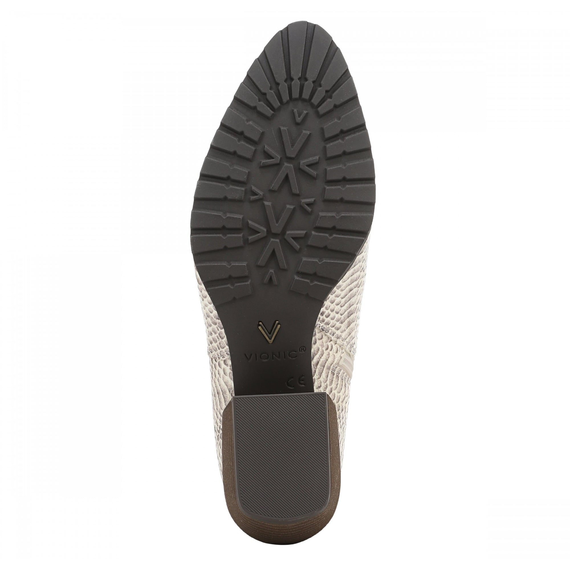 Vionic Bianca Women's Boots - Ivory Python - Sole/Bottom