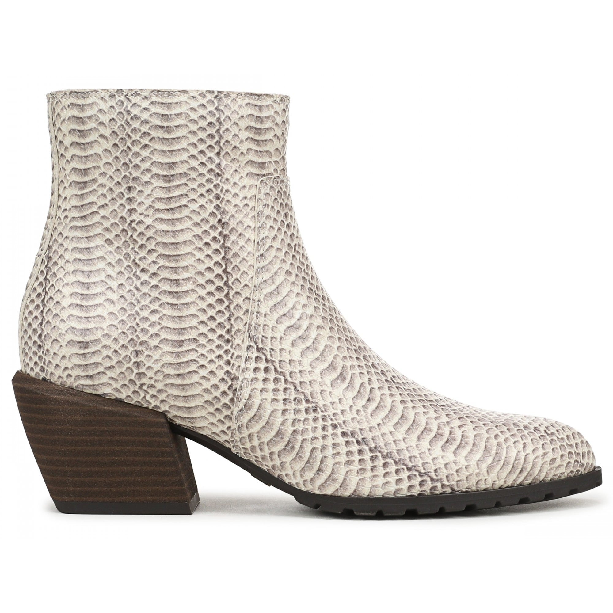 Vionic Bianca Women's Boots - Ivory Python - Side