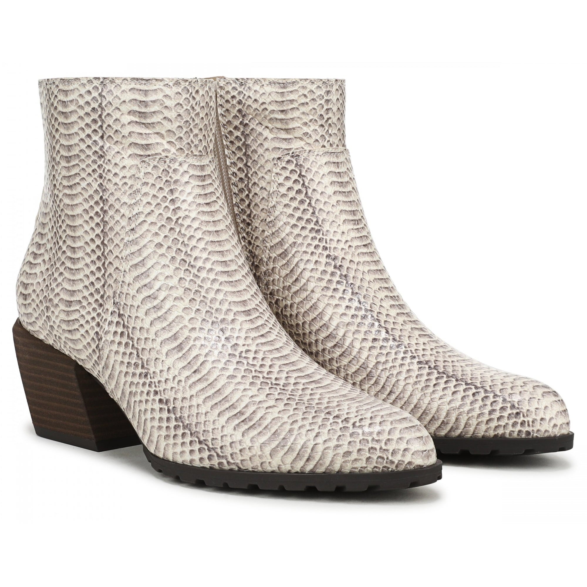 Vionic Bianca Women's Boots - Ivory Python - Pair