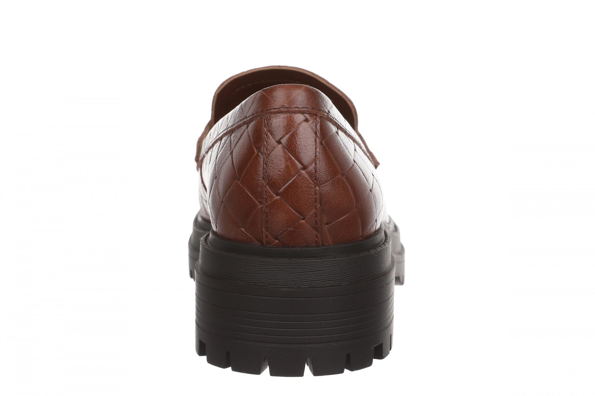 Vionic Georgia Women's Lug-Sole Arch Support Loafer - Bread Brown - Back
