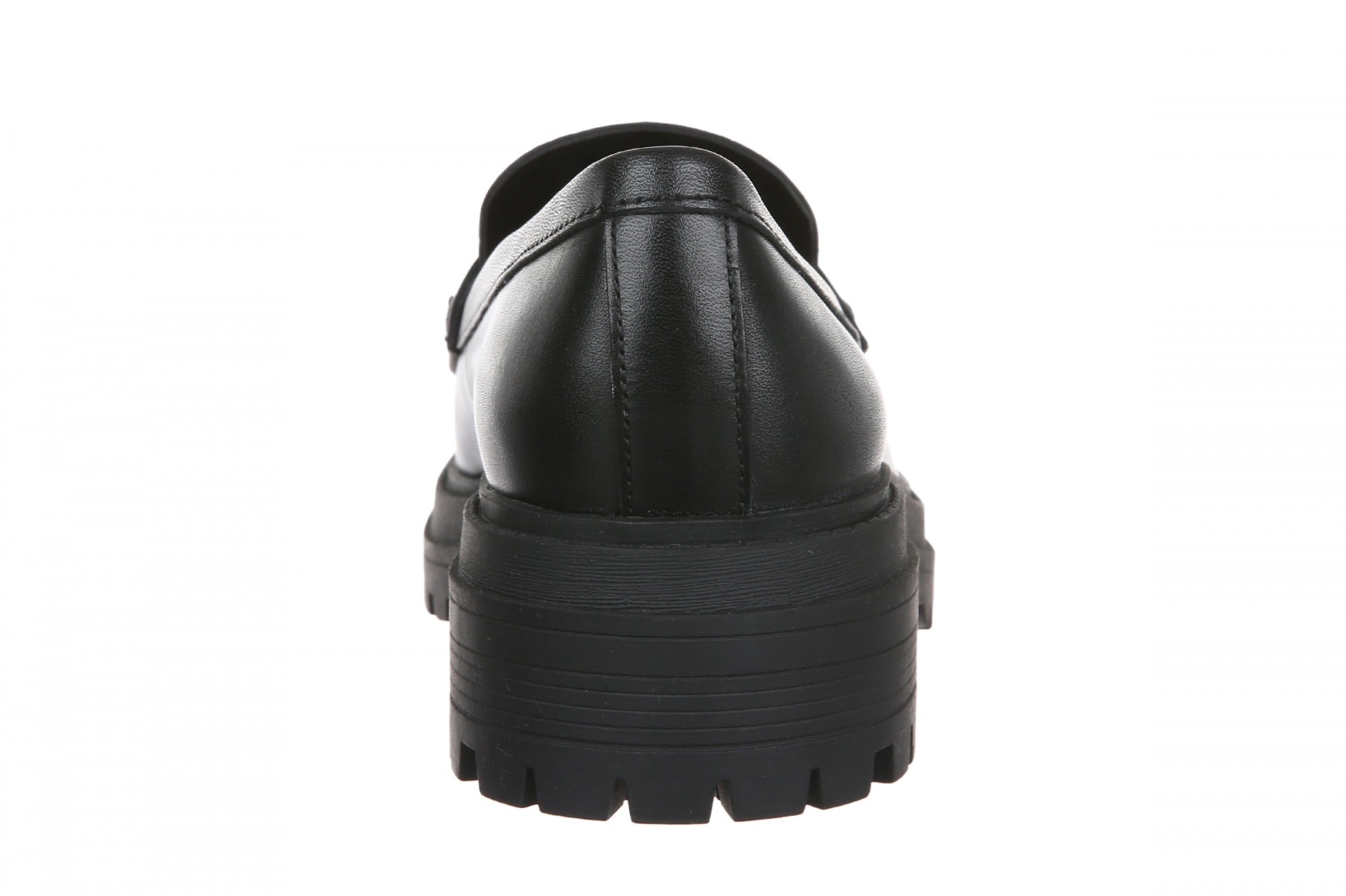 Vionic Georgia Women's Lug-Sole Arch Support Loafer - Black - Back