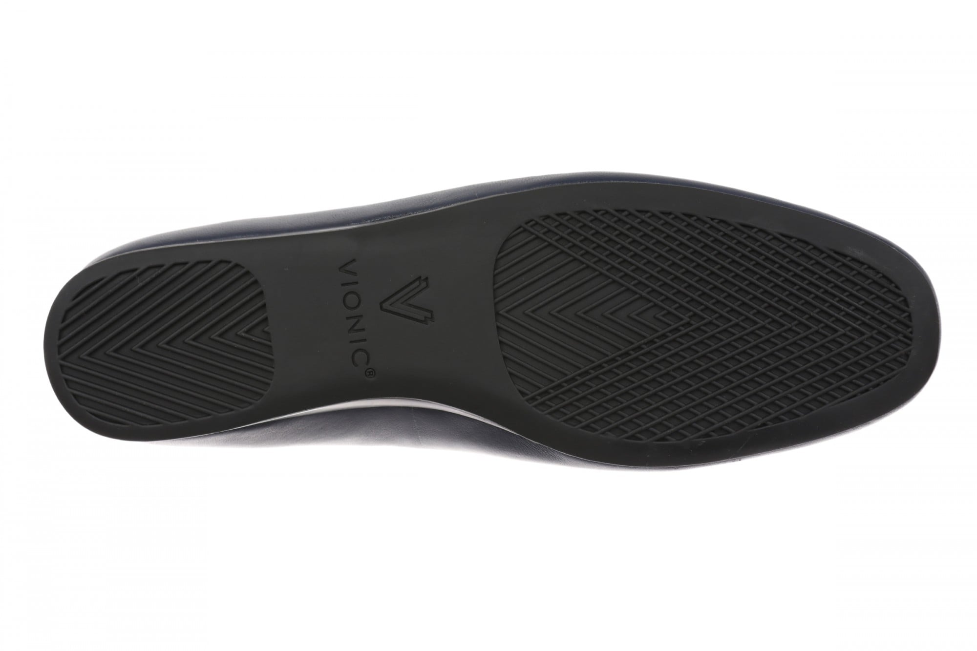 Vionic Larissa Orthotic Comfort Women's Wedge Flat - Navy Blazer - Bottom