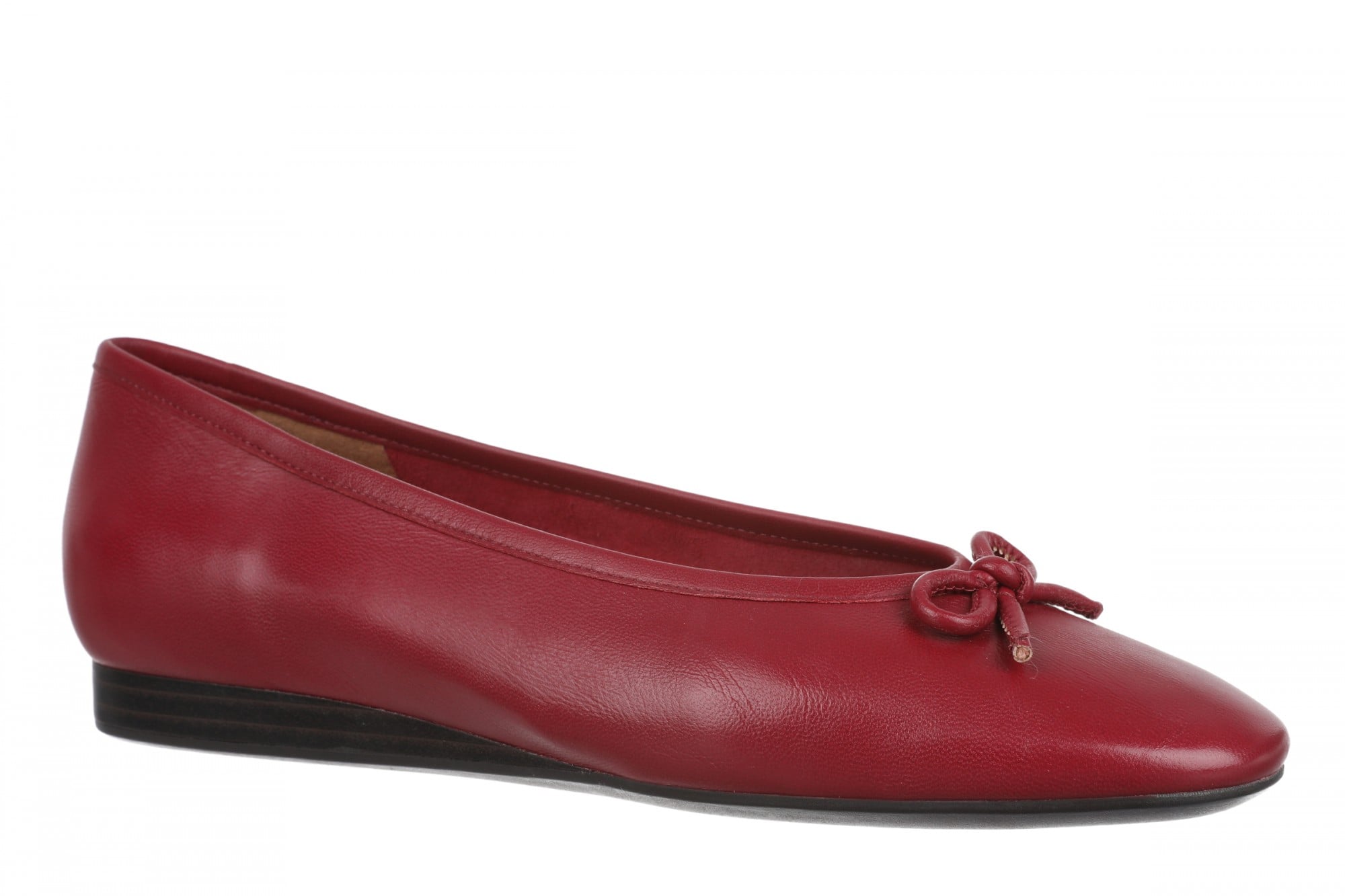Vionic Larissa Orthotic Comfort Women's Wedge Flat in Tibetan Red