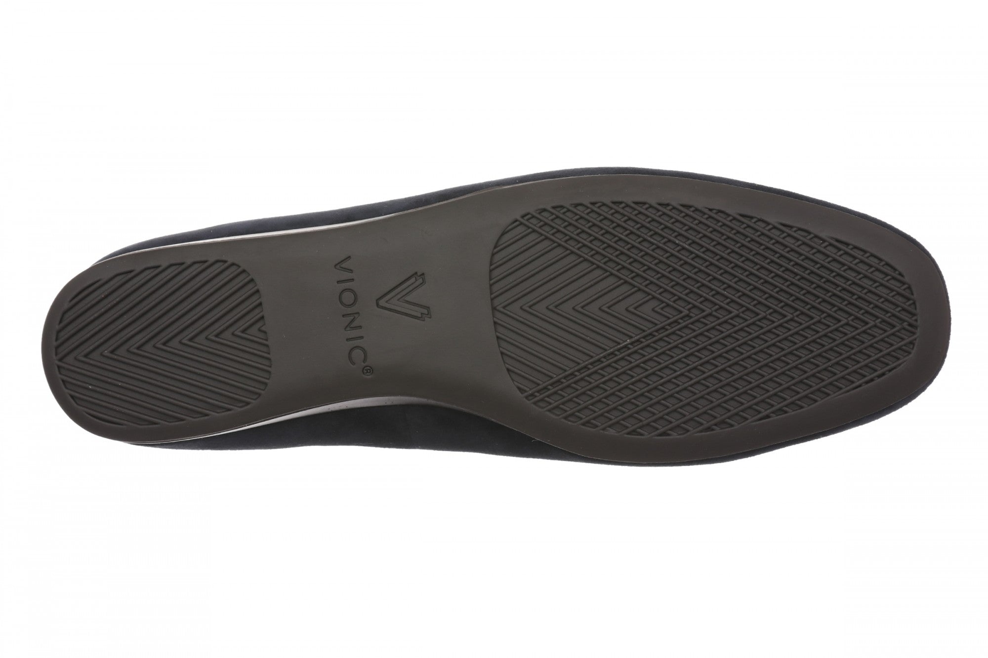 Vionic Larissa Orthotic Comfort Women's Wedge Flat - Navy Blazer/Cream - Bottom