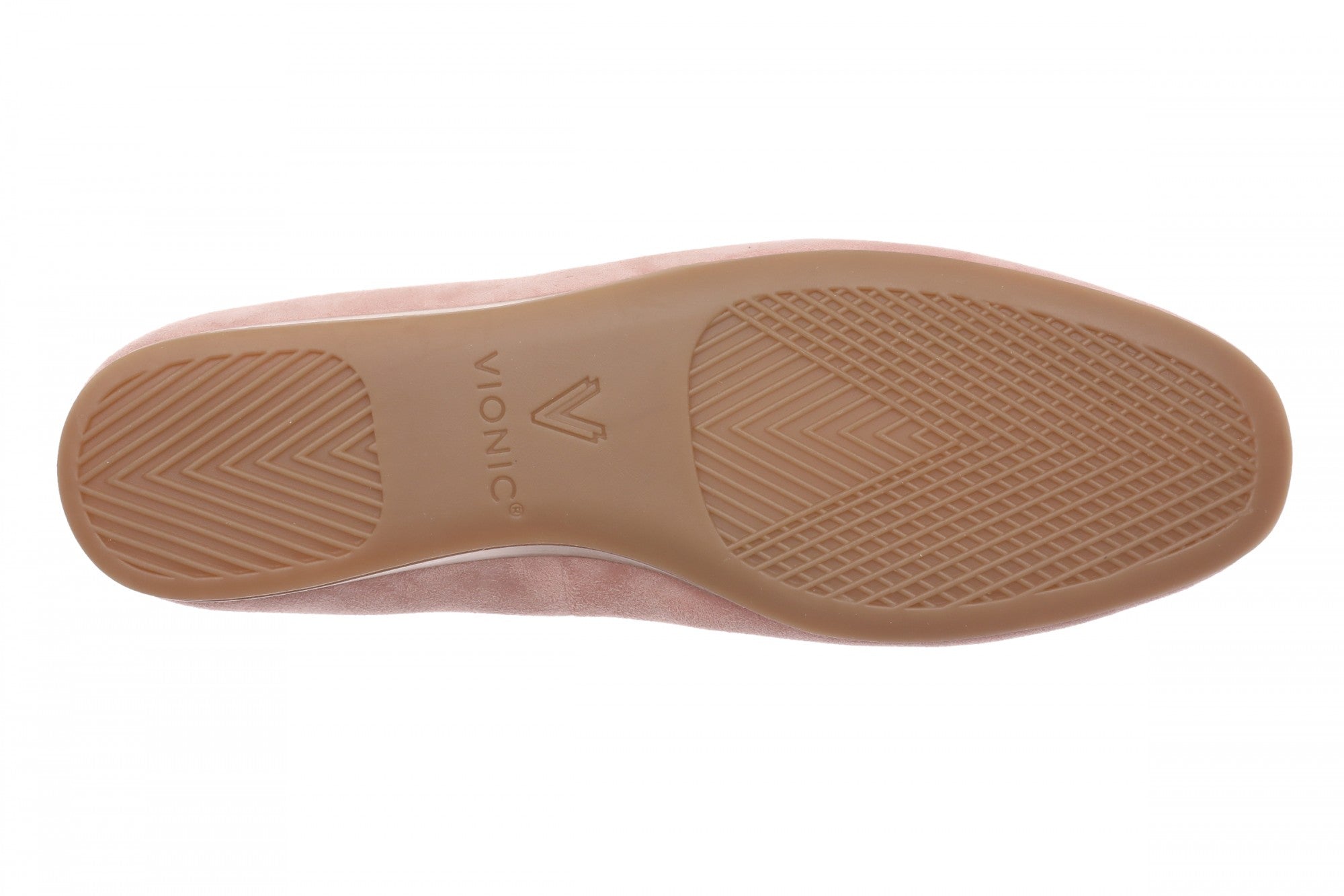 Vionic Larissa Orthotic Comfort Women's Wedge Flat - Rosewood - Bottom