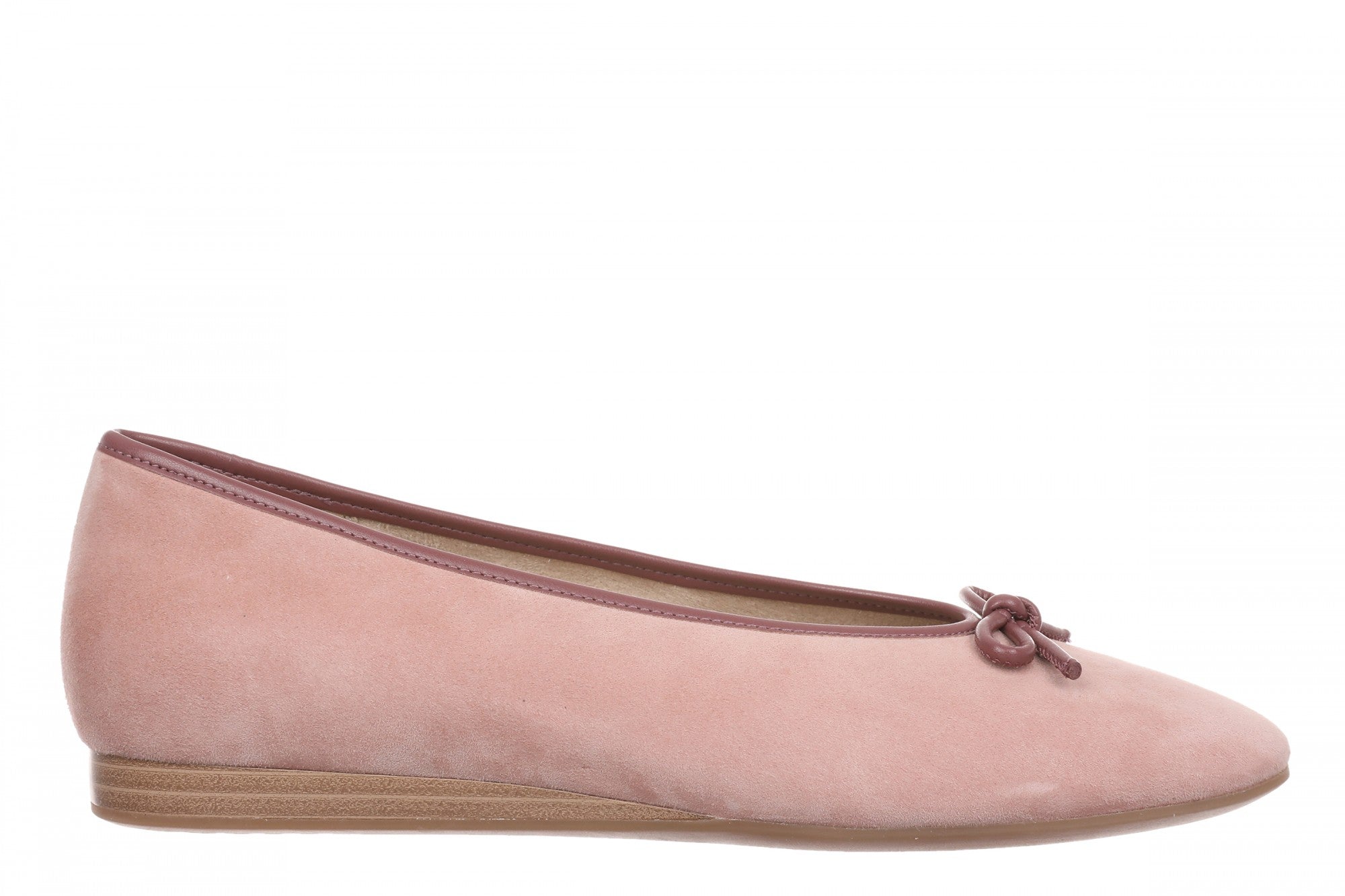Vionic Larissa Orthotic Comfort Women's Wedge Flat - Rosewood - Side