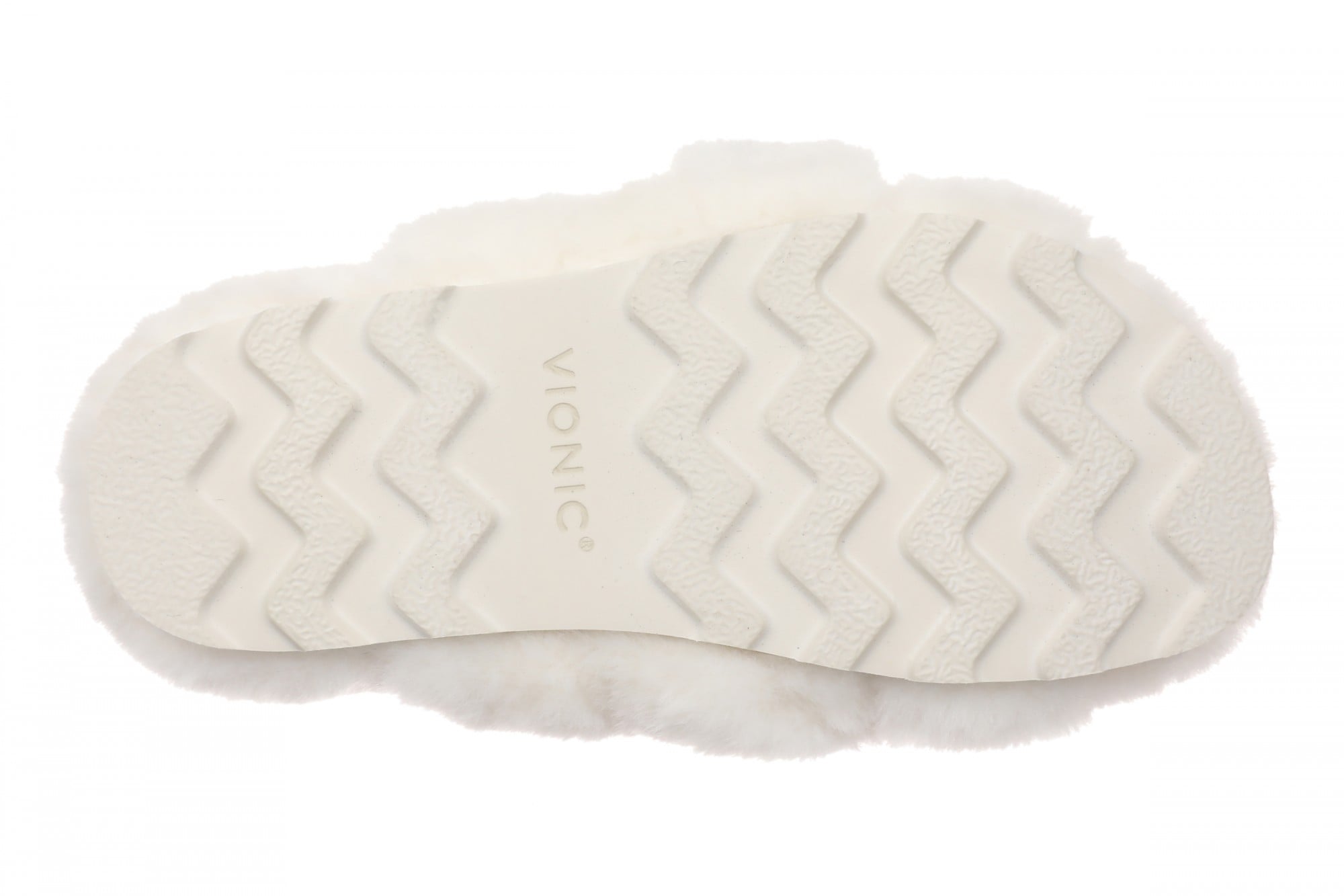 Vionic Peppa Women's Supportive Open Toe Slippers - Cream - Bottom