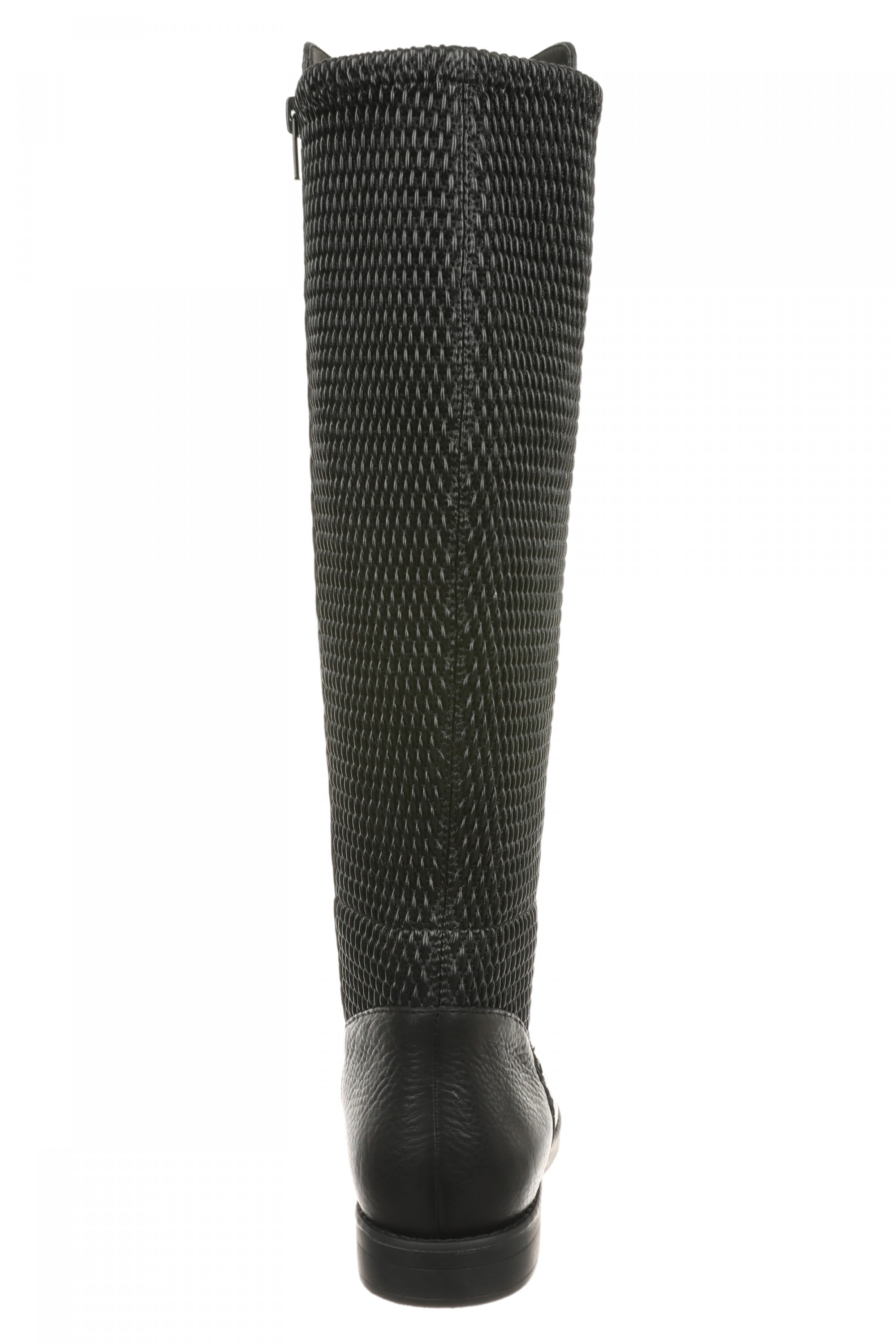 Vionic Reagan Women's Tall Leather Boot - Black - Back