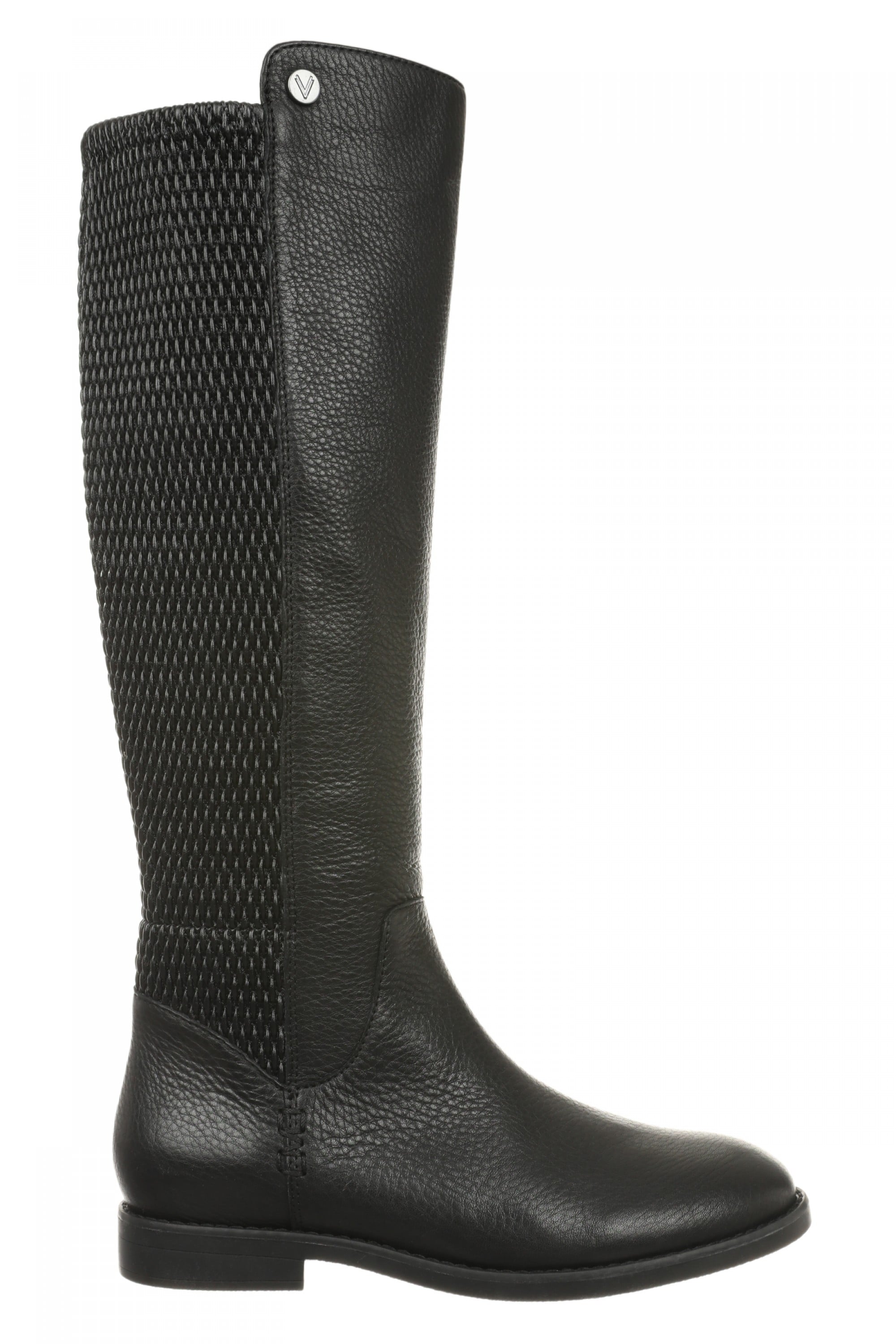 Vionic Reagan Women's Tall Leather Boot - Black Wc - Side