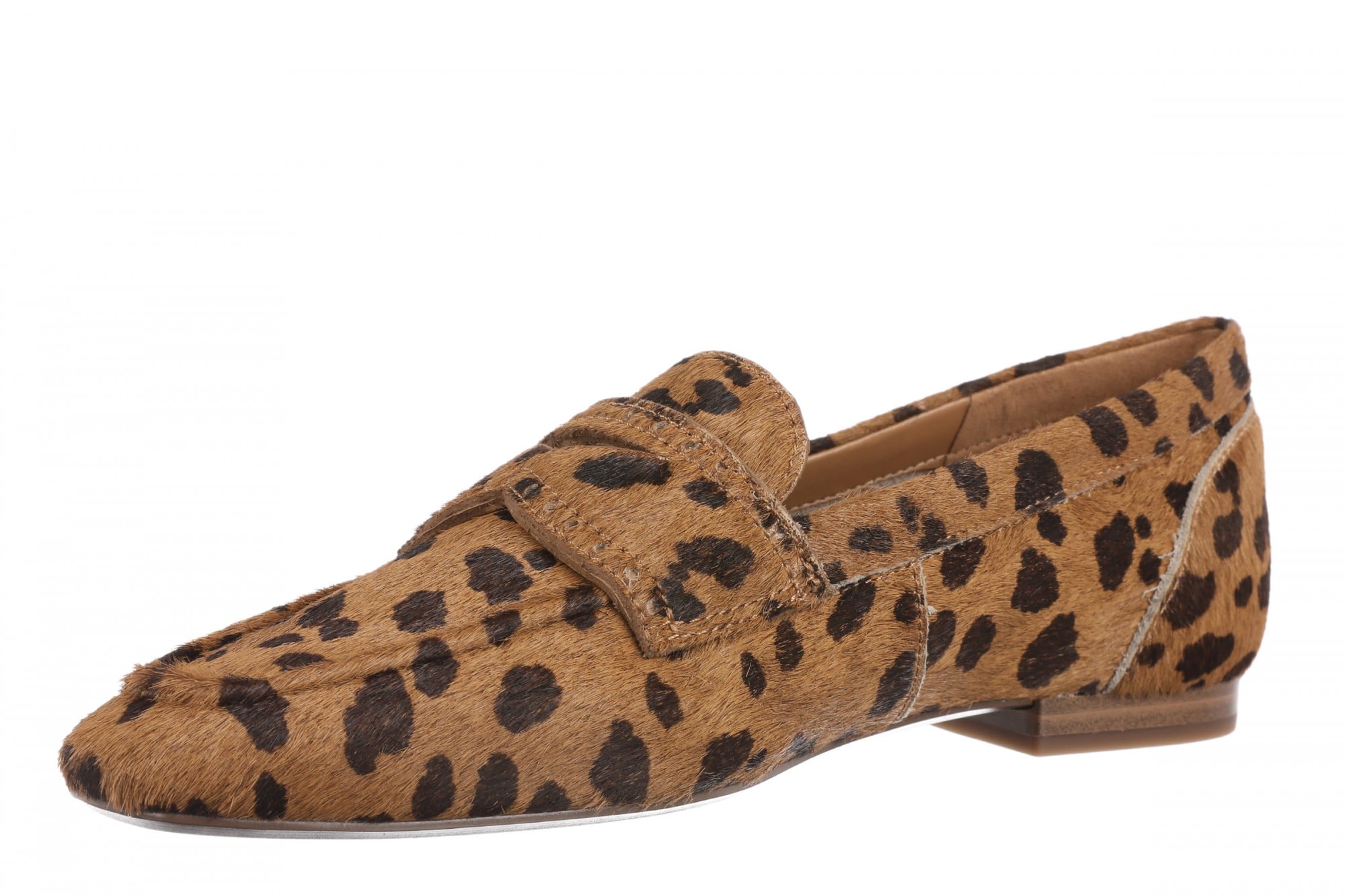 Vionic Sadie - Tan Leopard - Left angle