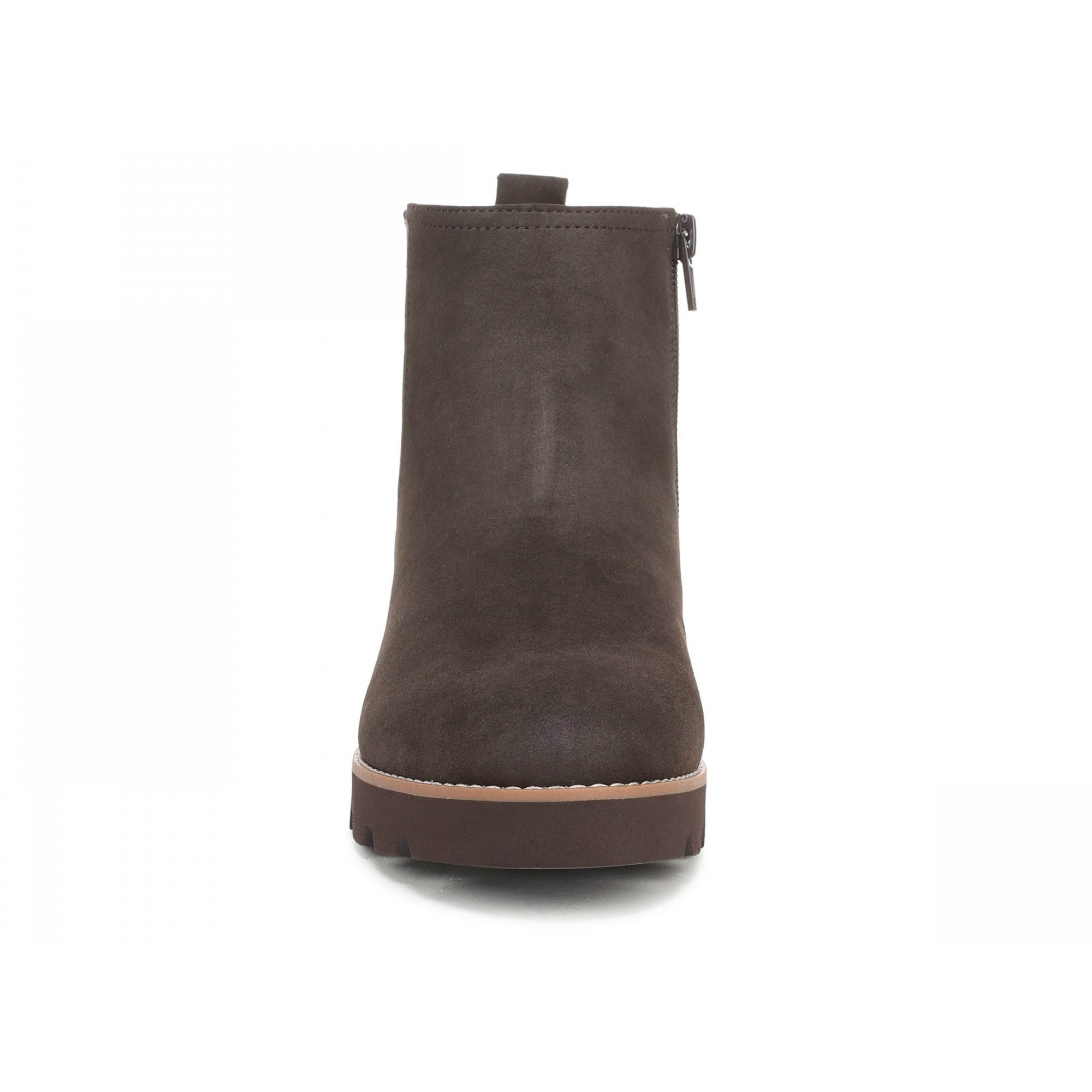 Vionic Cami Women's Boots - Chocolate - Front of Shoe