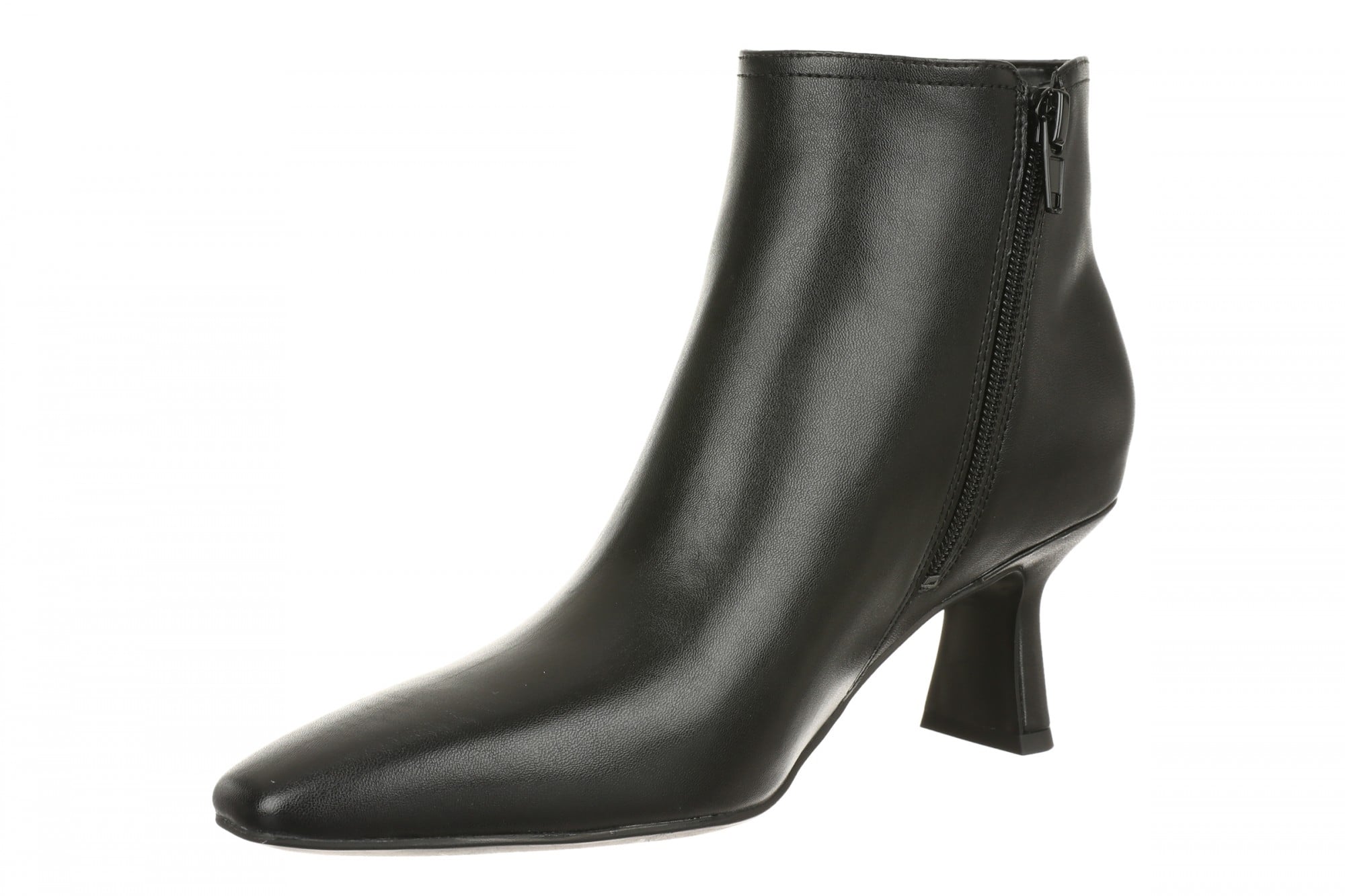 Vionic Sloan Women's Cushioned Heeled Ankle Boot - Black - Left angle