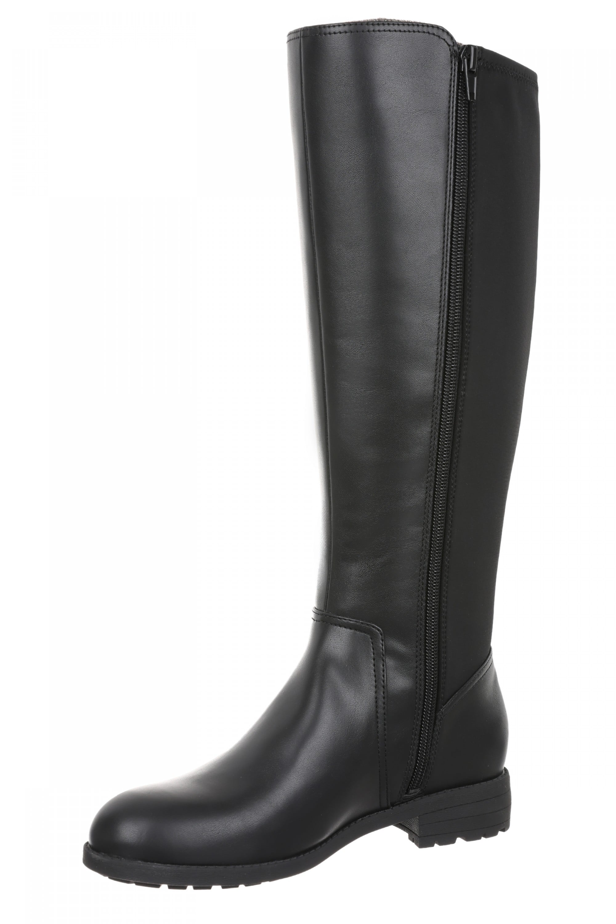 Vionic Janelle Women's Tall Stretch Boot - Black - Left angle