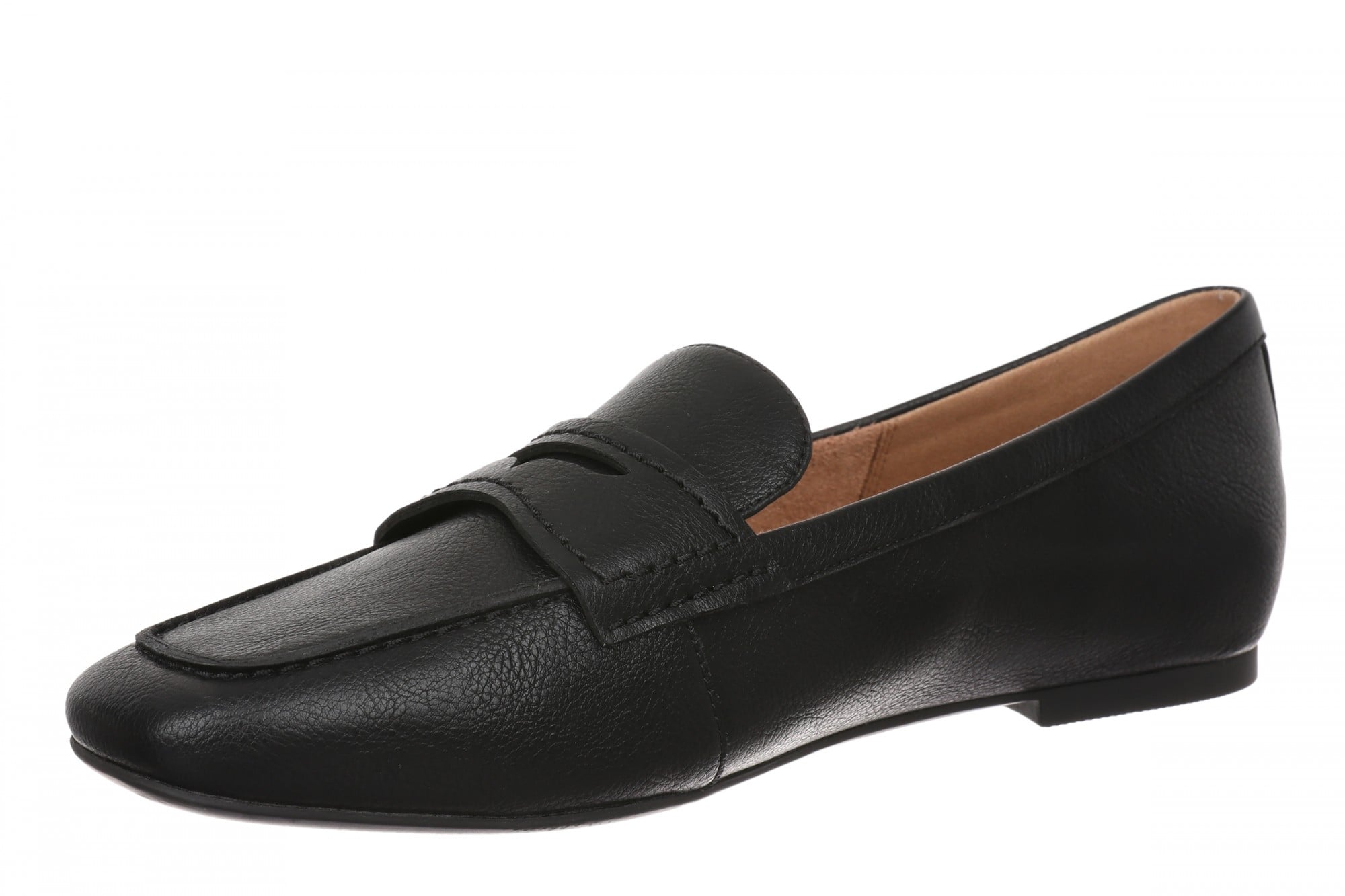 Vionic Halina Women's Arch Support Penny Loafer - Black - Left angle
