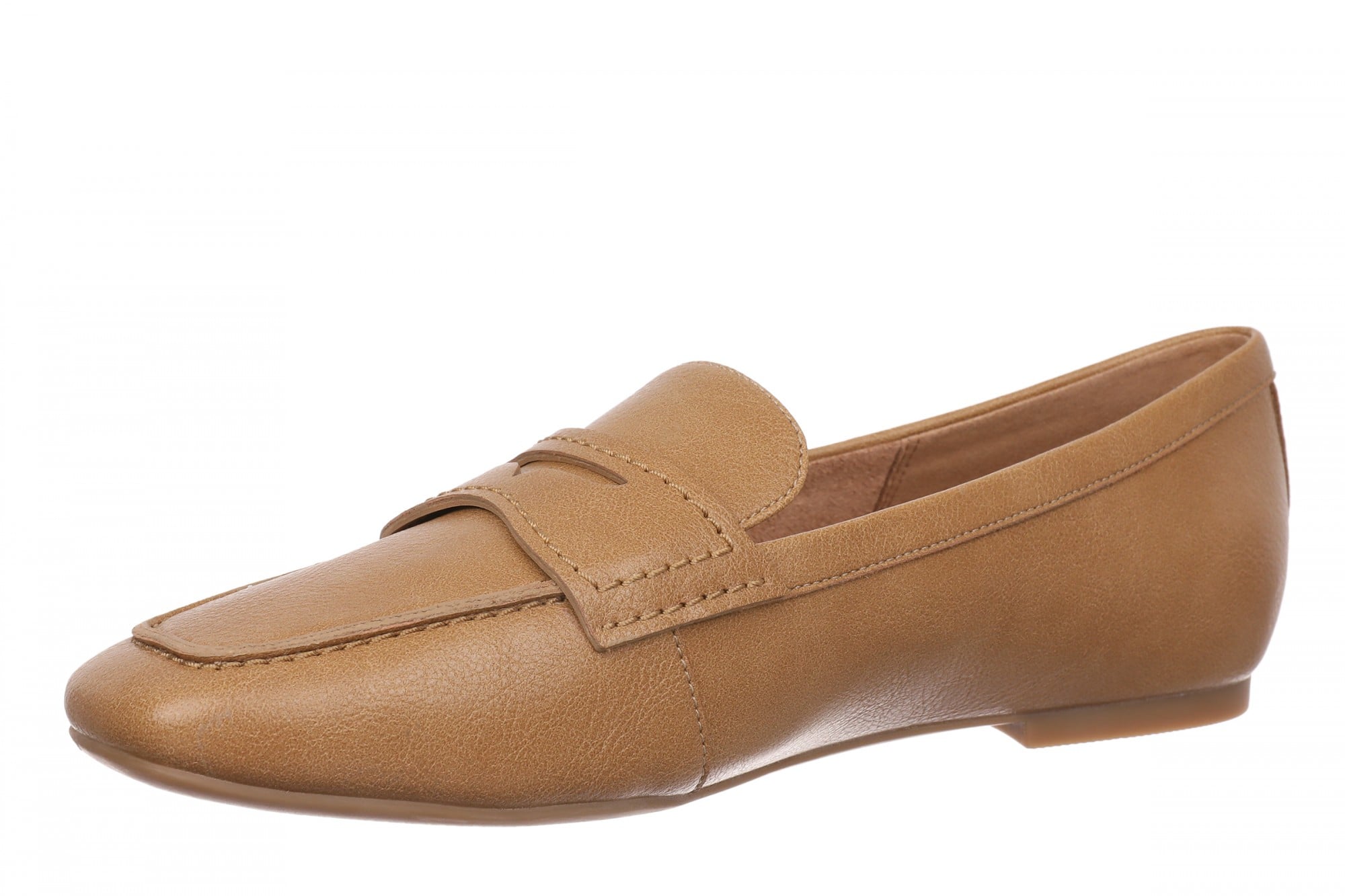 Vionic Halina Women's Arch Support Penny Loafer - Sand - Left angle