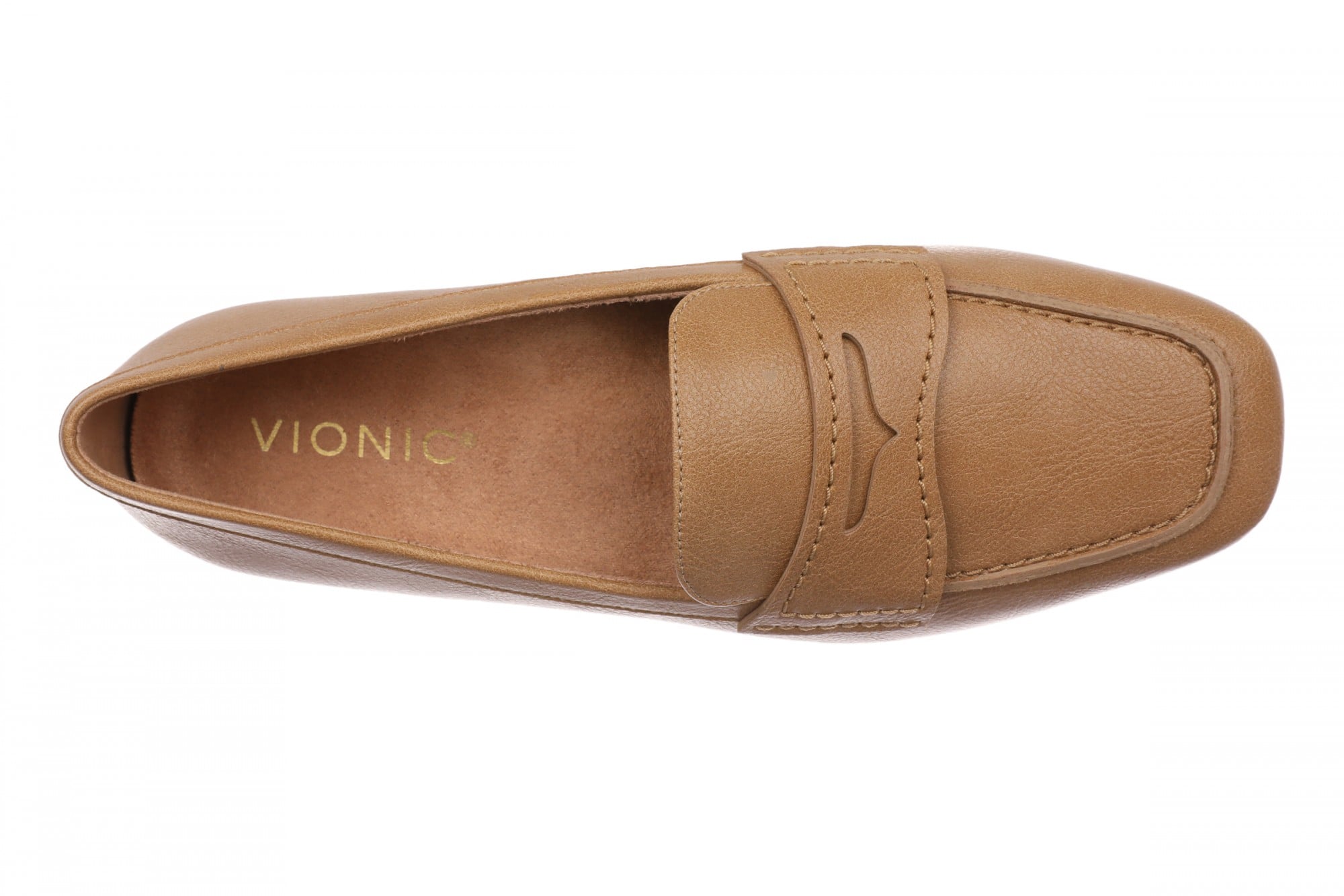 Vionic Halina Women's Arch Support Penny Loafer - Sand - Top