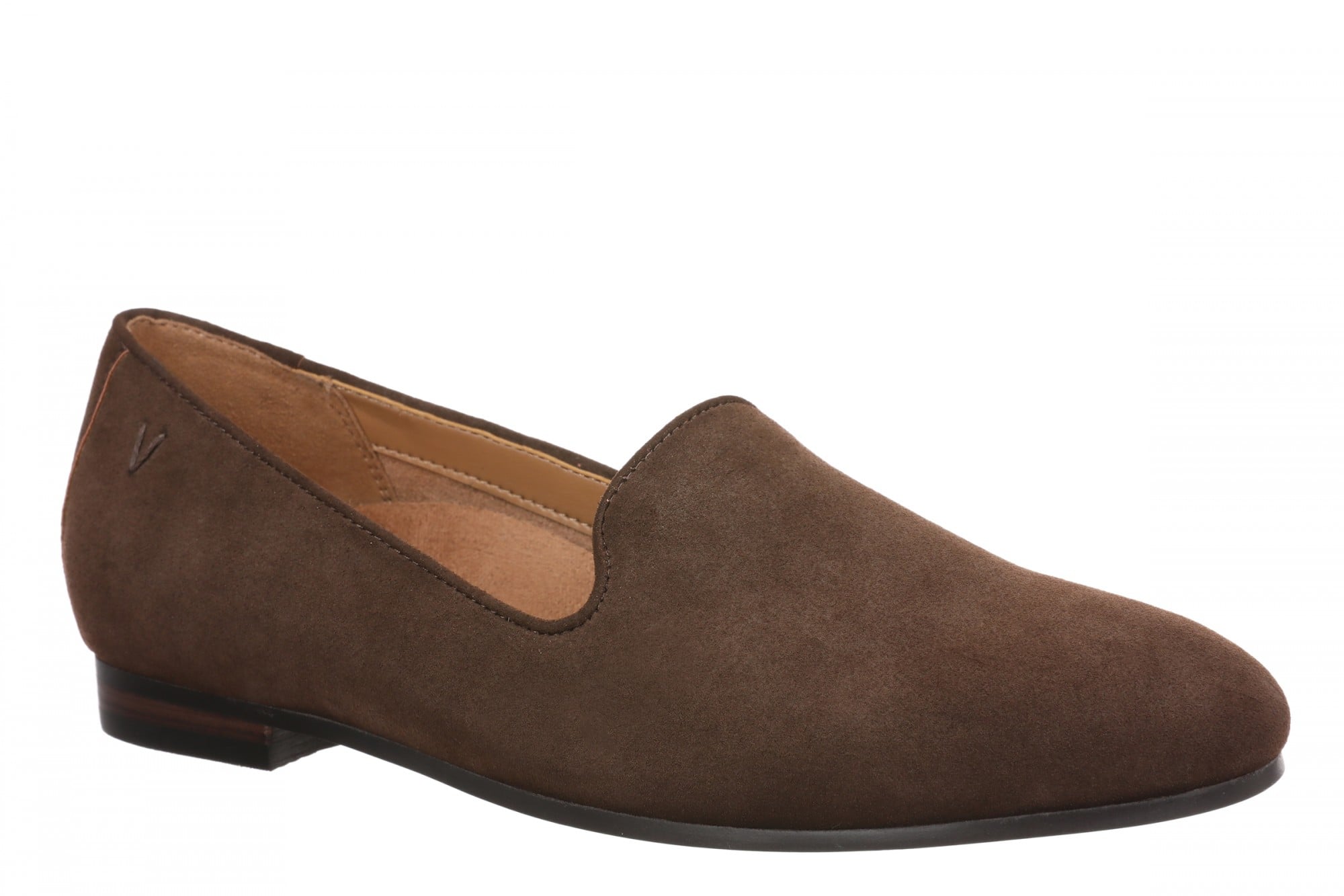 Vionic Willa II Women's Comfort Slip-on Flat - Swiss Chocolate - Angle main