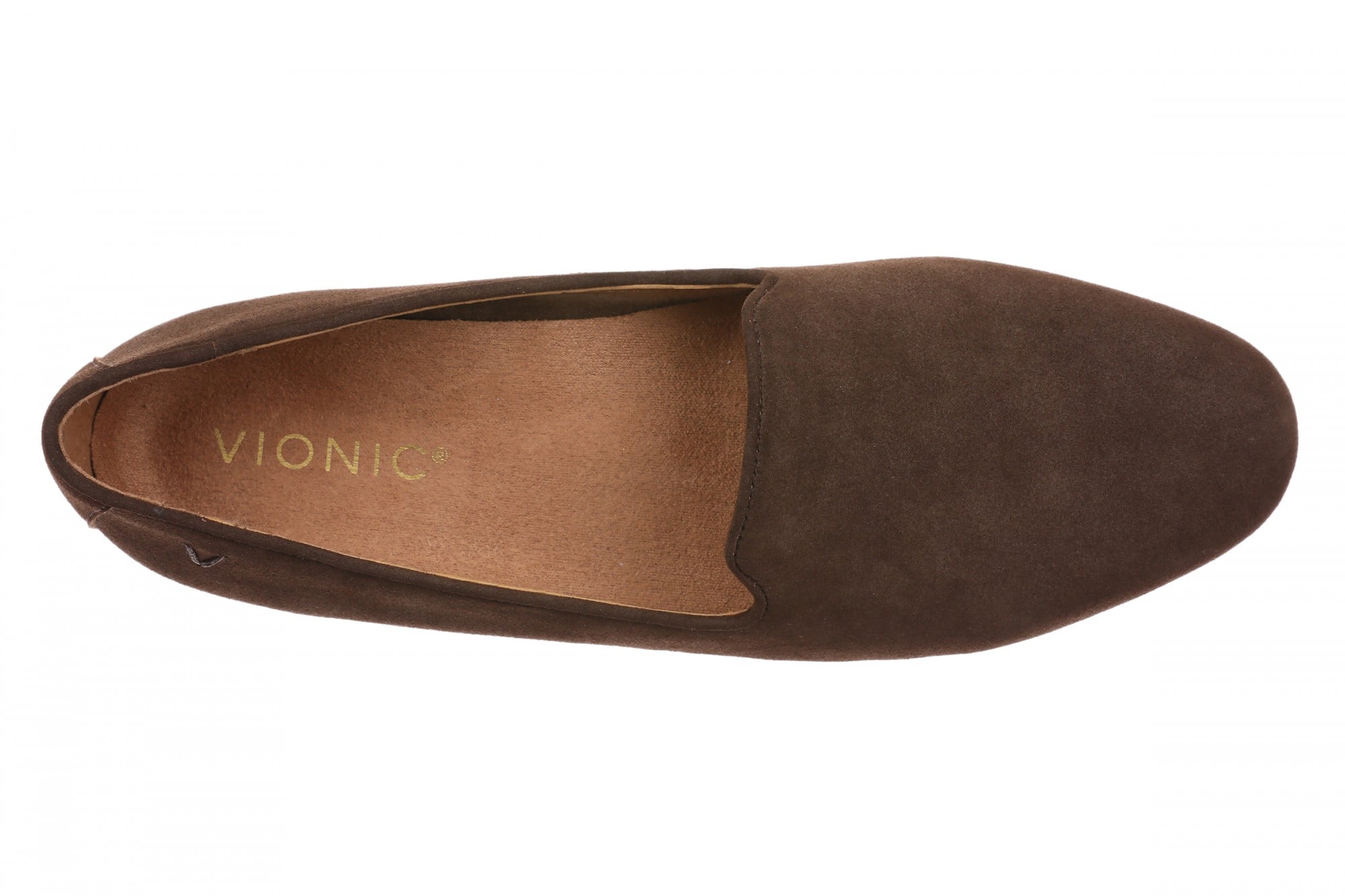 Vionic Willa II Women's Comfort Slip-on Flat - Swiss Chocolate - Top