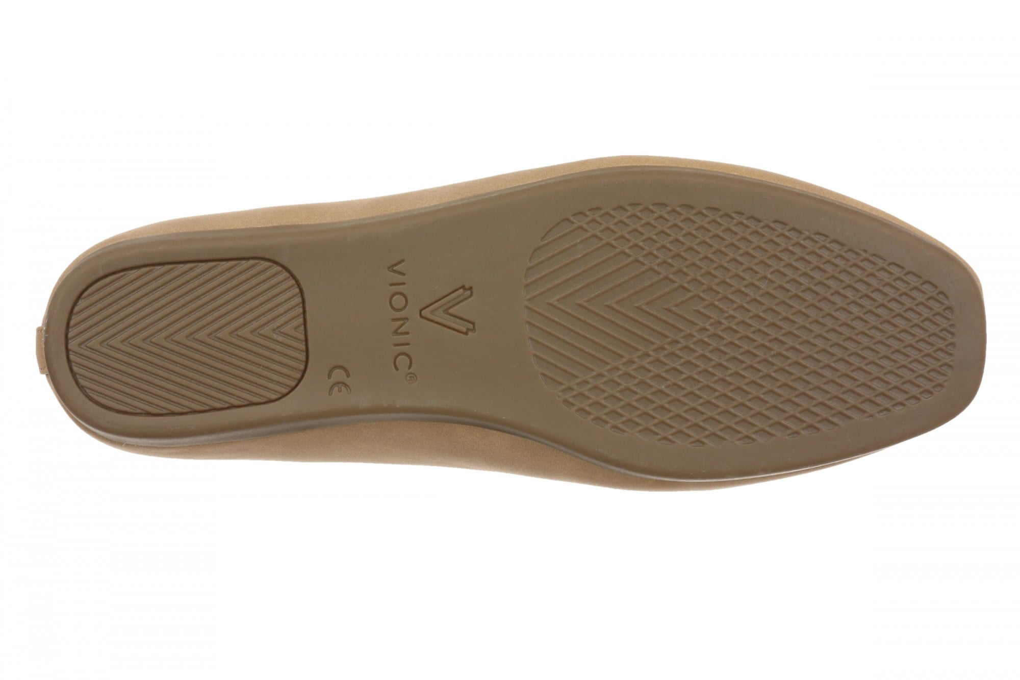 Vionic Campbell Women's Cushioned Slip-On Loafer - Light Brown - Bottom