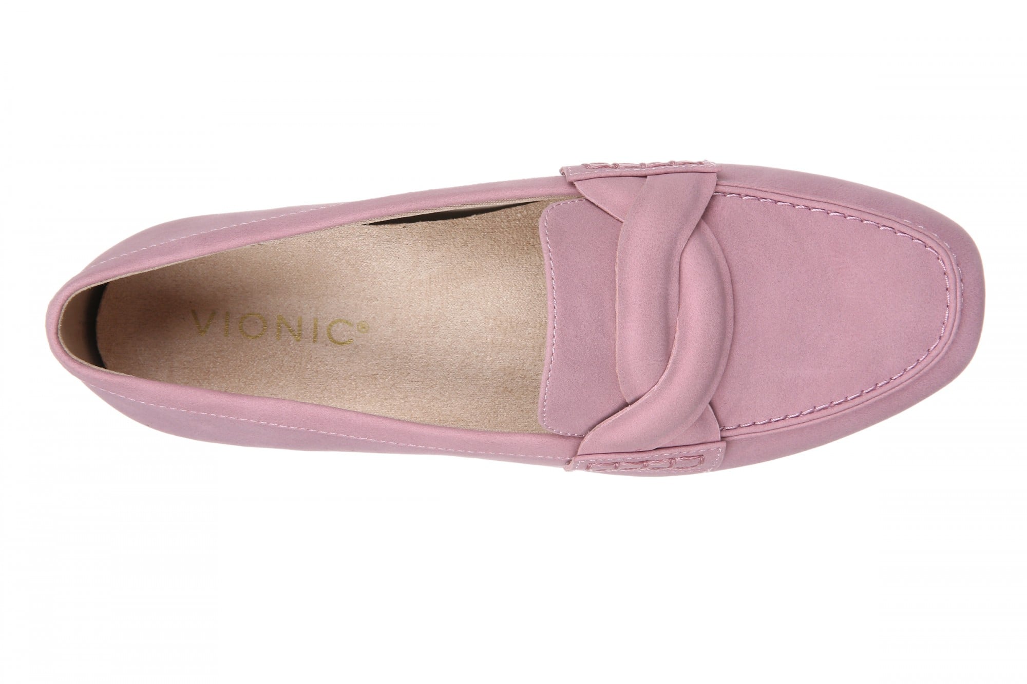 Vionic Campbell Women's Cushioned Slip-On Loafer - Misty Lilac - Top
