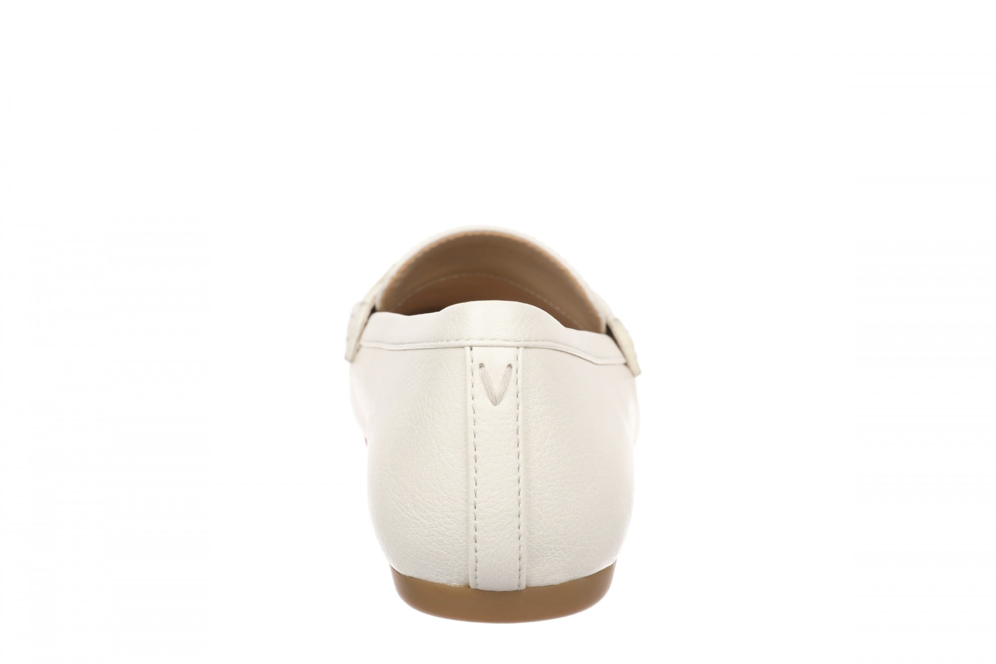 Vionic Campbell Women's Cushioned Slip-On Loafer - Ivory - Back