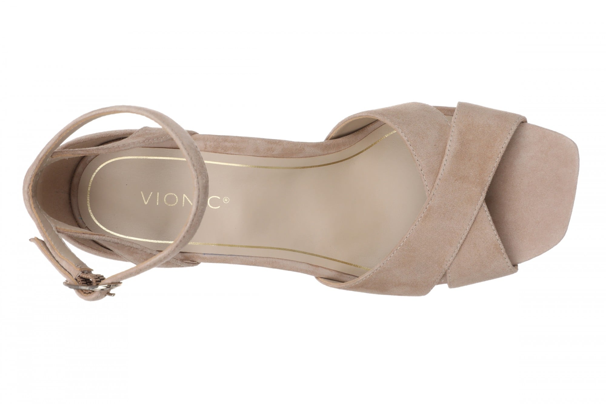 Vionic Charmaine Women's Heeled Sandal - Desert Sand - Top