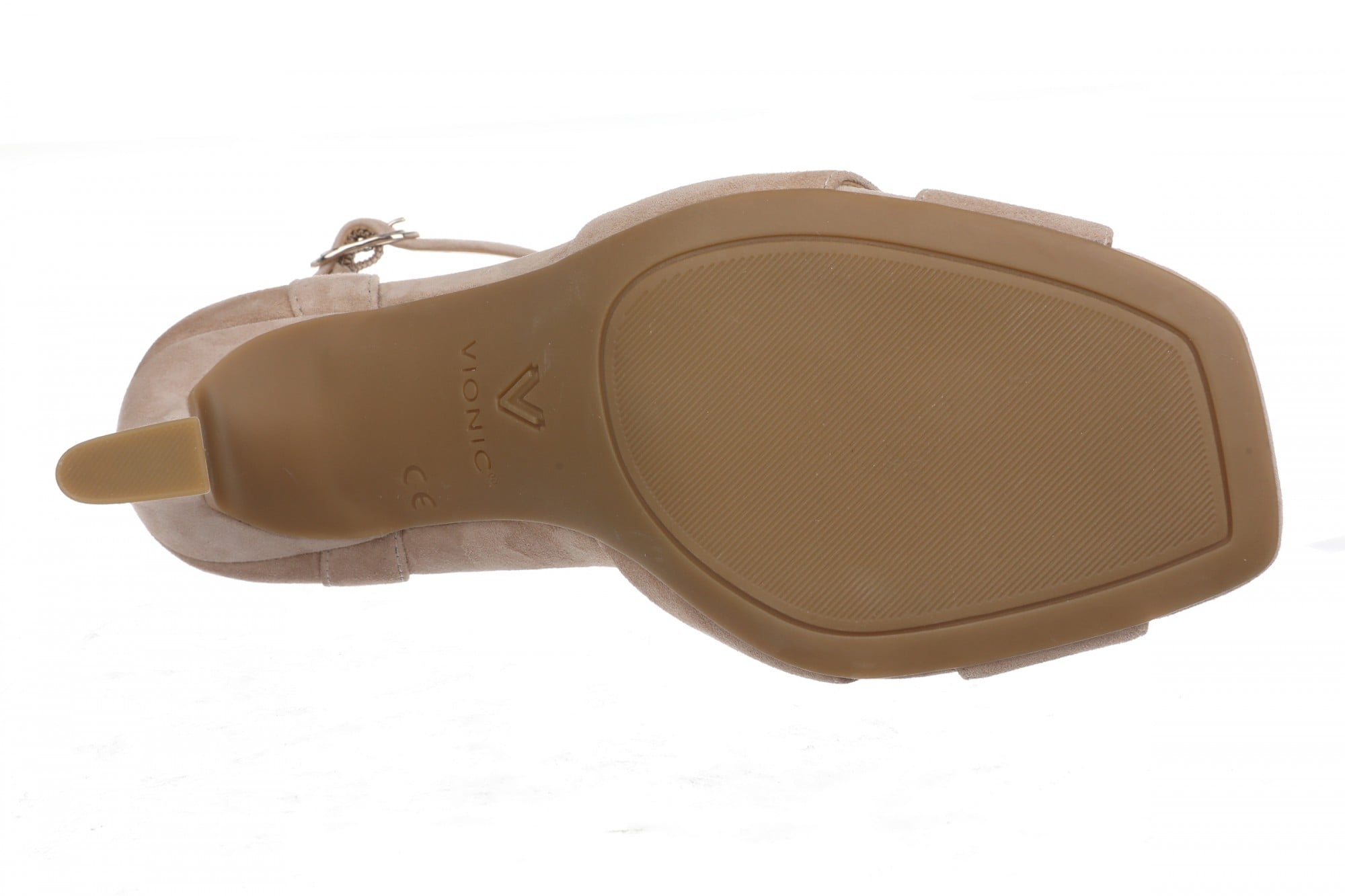 Vionic Charmaine Women's Heeled Sandal - Desert Sand - Bottom