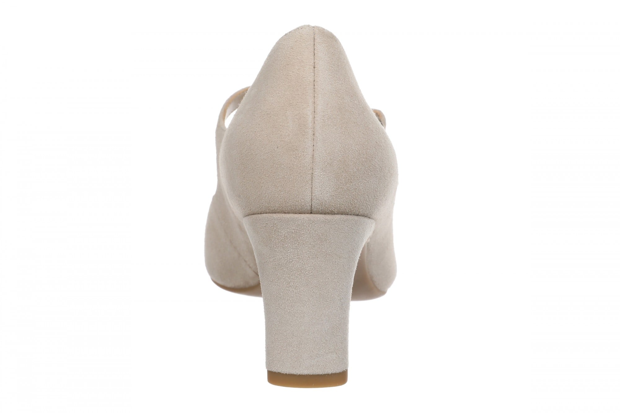 Vionic Samira Women's Mary Jane Pumps | Arch Support & Timeless Style - Lucid Beige - Back