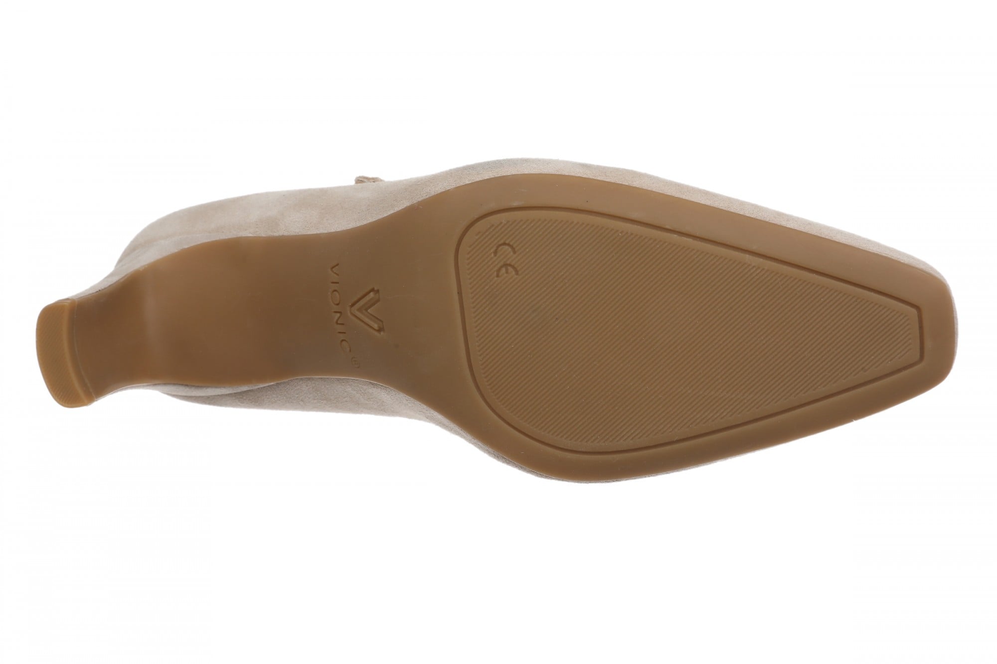 Vionic Samira Women's Mary Jane Pumps | Arch Support & Timeless Style - Lucid Beige - Bottom