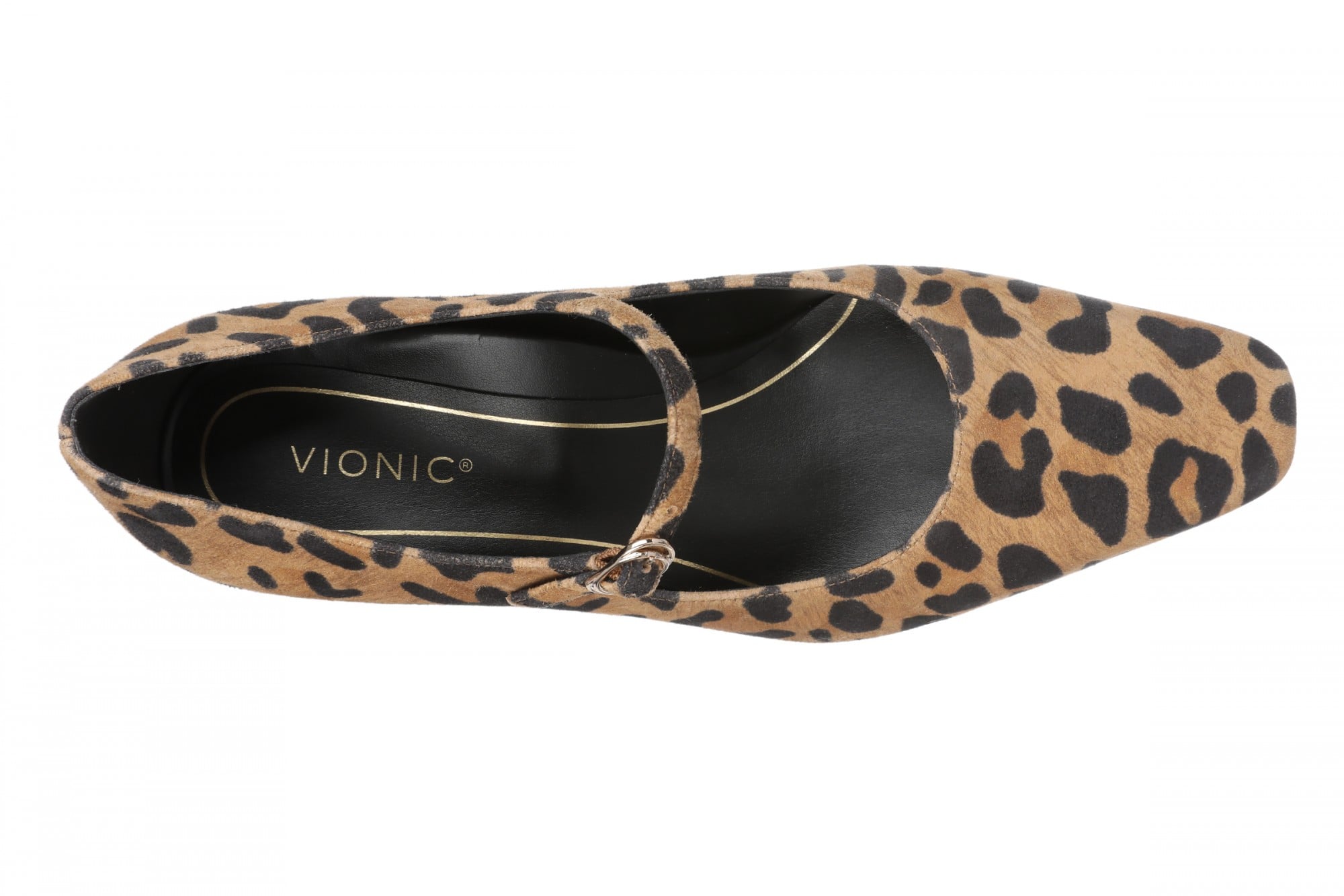 Vionic Samira Orthotic Mary Jane - Women's Mary Jane Pump - Tan Leopard - Top
