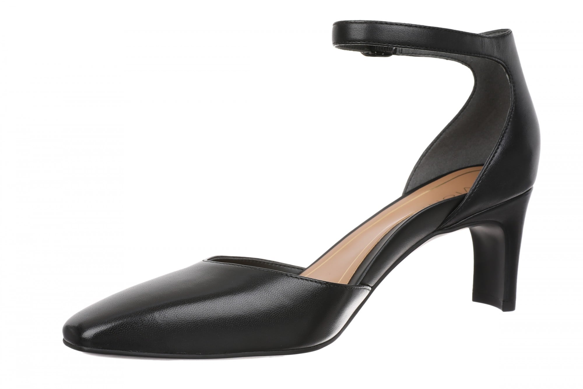 Vionic Scarlett Women's Ankle-Strap Dress Pump - Black - Left angle