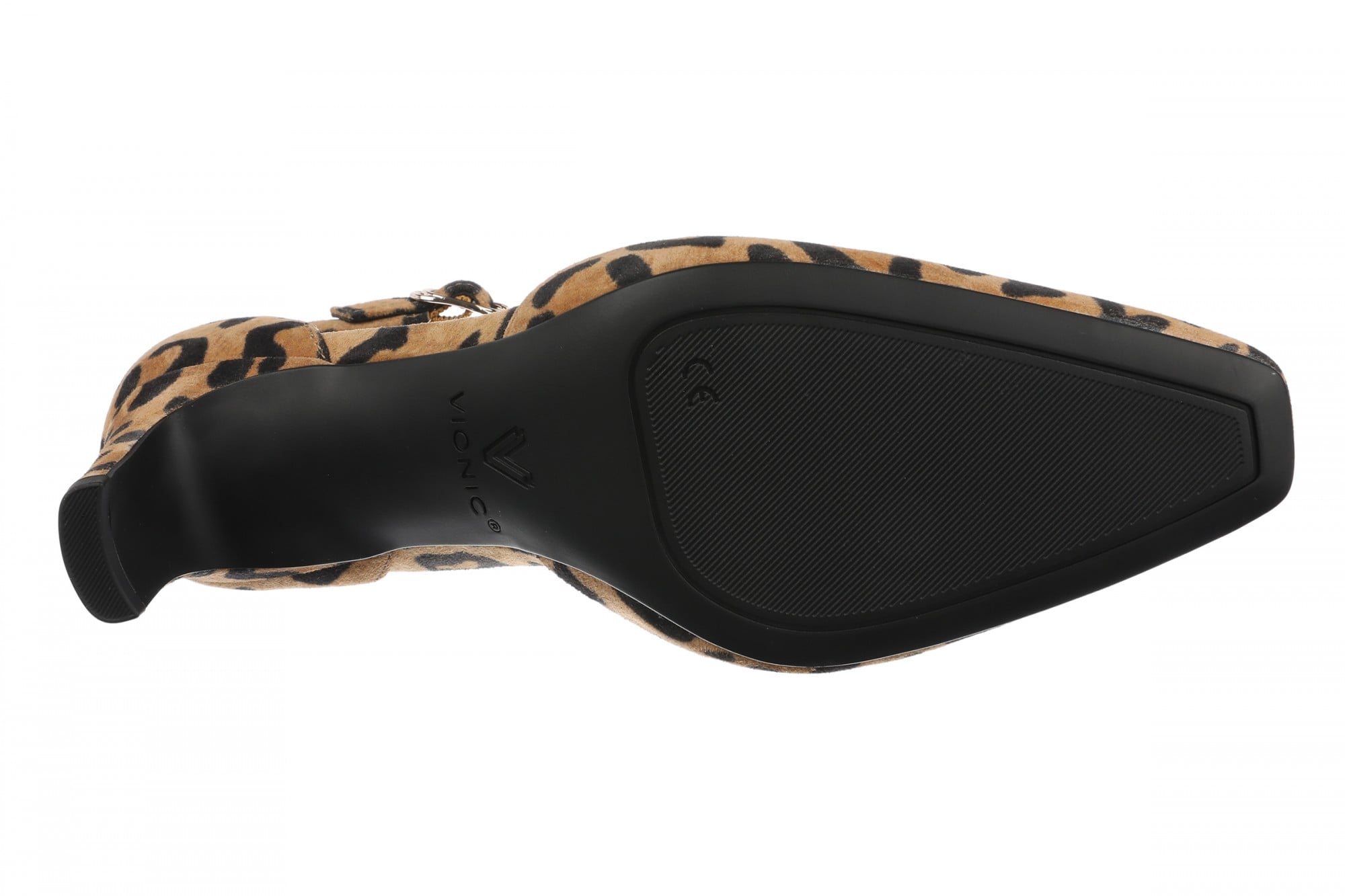 Vionic Scarlett Women's Ankle-Strap Dress Pump - Tan Leopard - Bottom