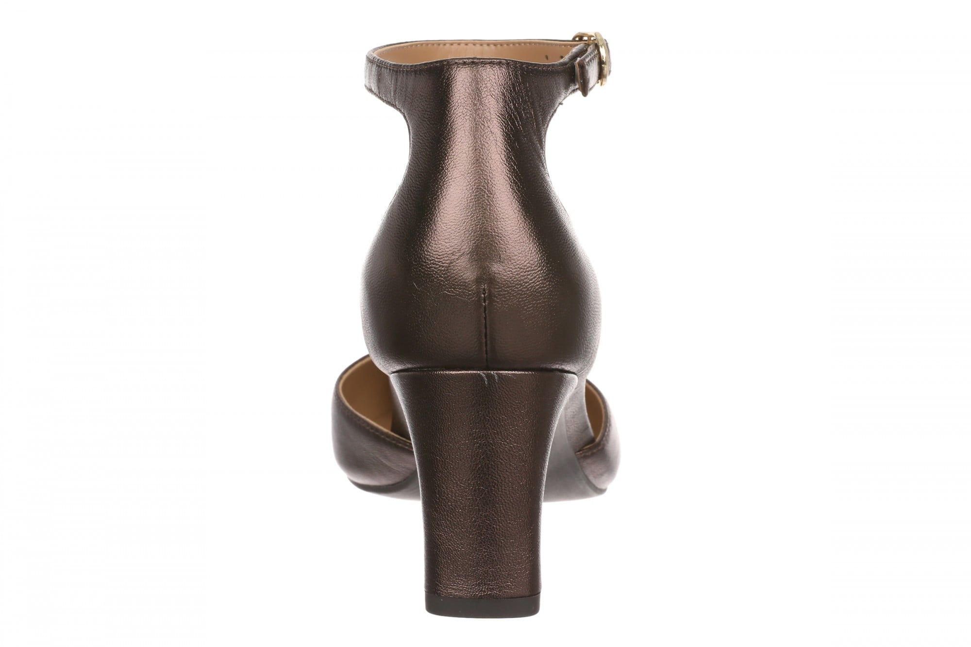 Vionic Scarlett Women's Ankle-Strap Dress Pump - Brown Metallic - Back