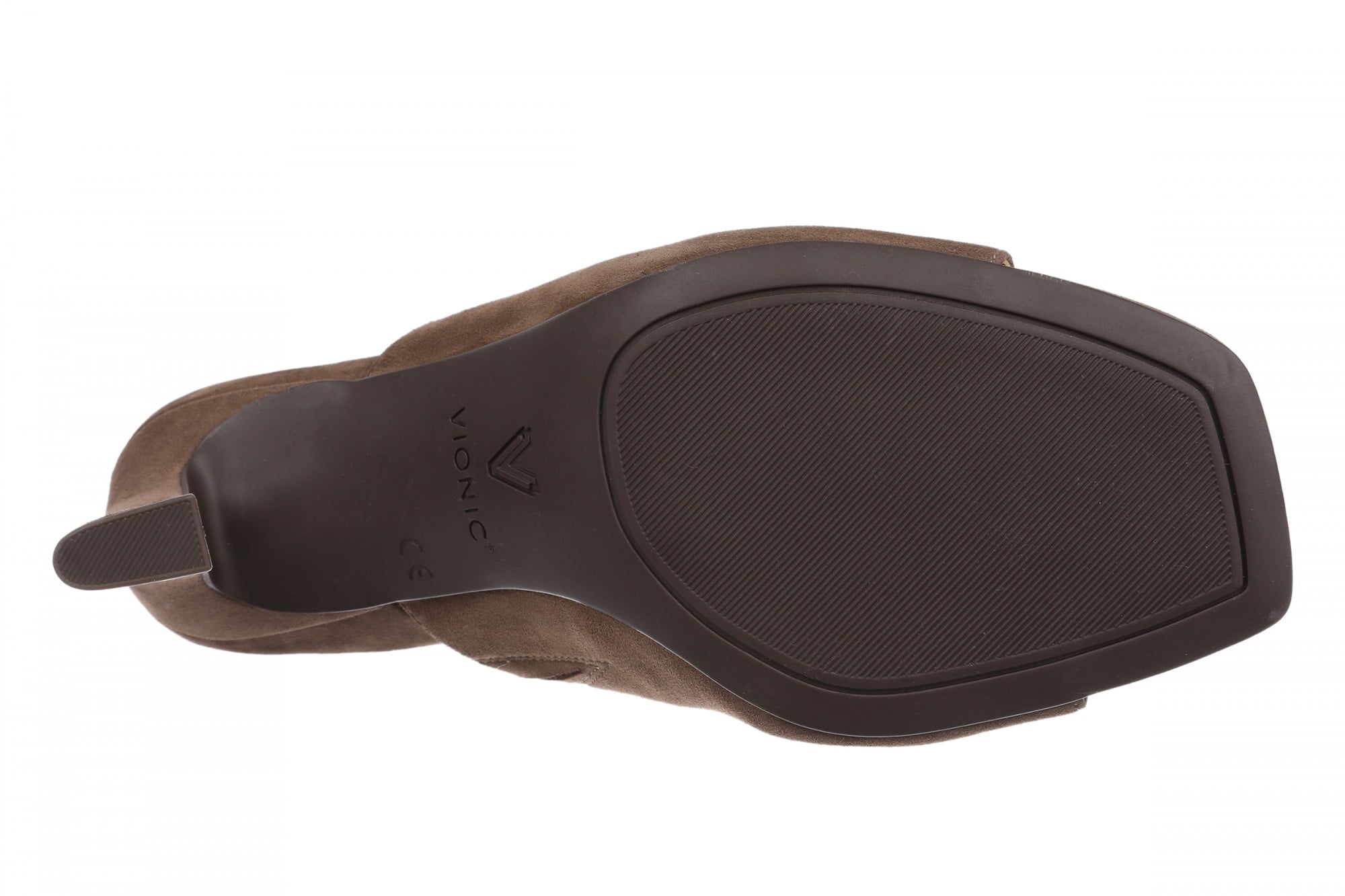 Vionic Charlie Women's Slide Sandal - Driftwood - Bottom